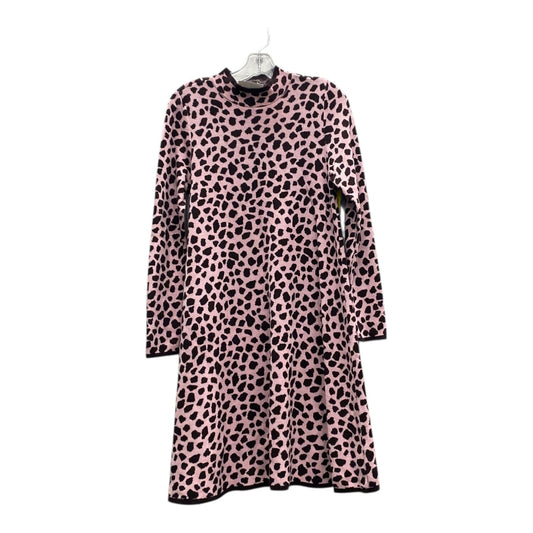 Dress Sweater By Ann Taylor In Brown & Pink, Size:S