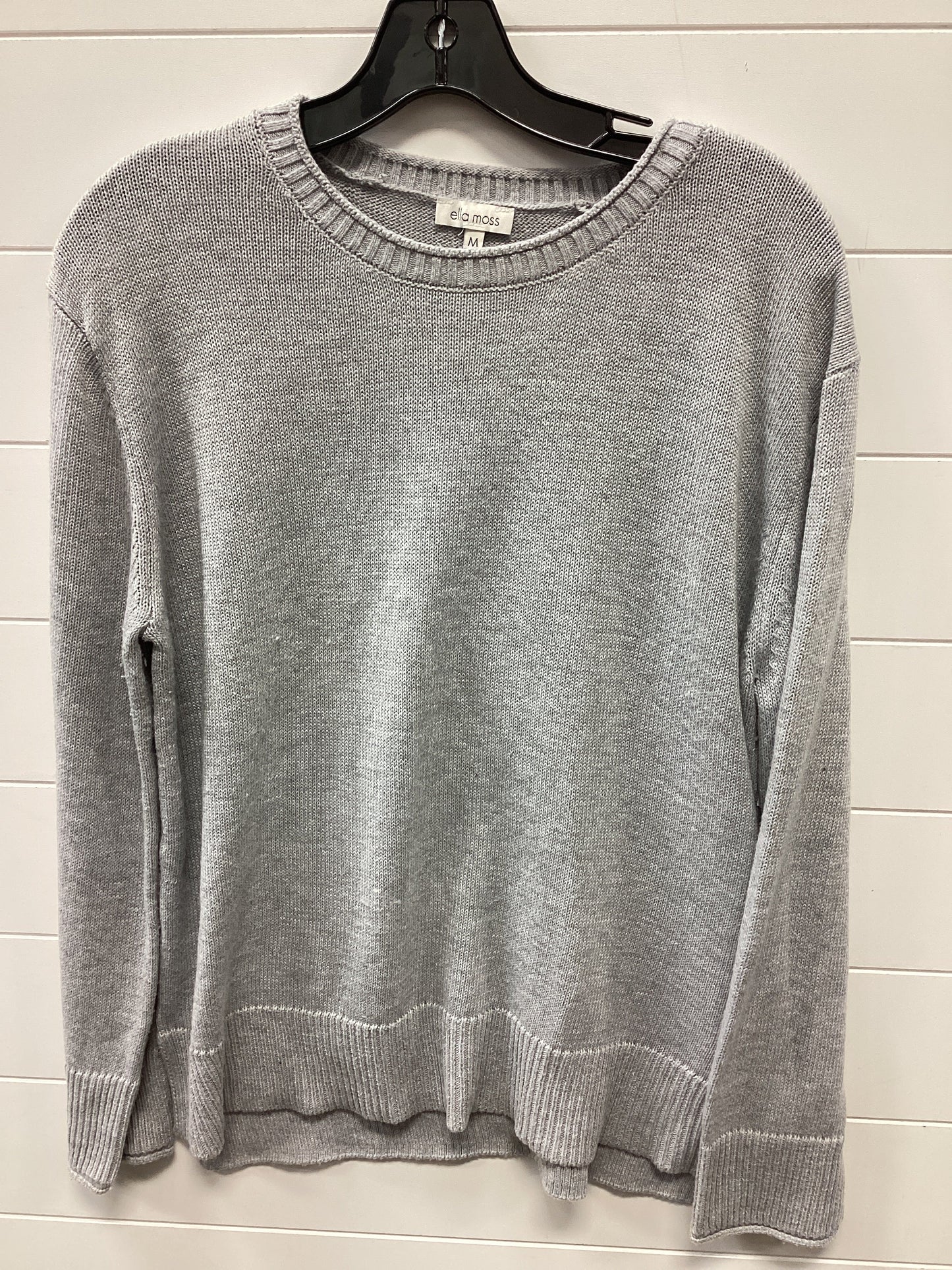 Top Ls By Ella Moss In Grey, Size:M