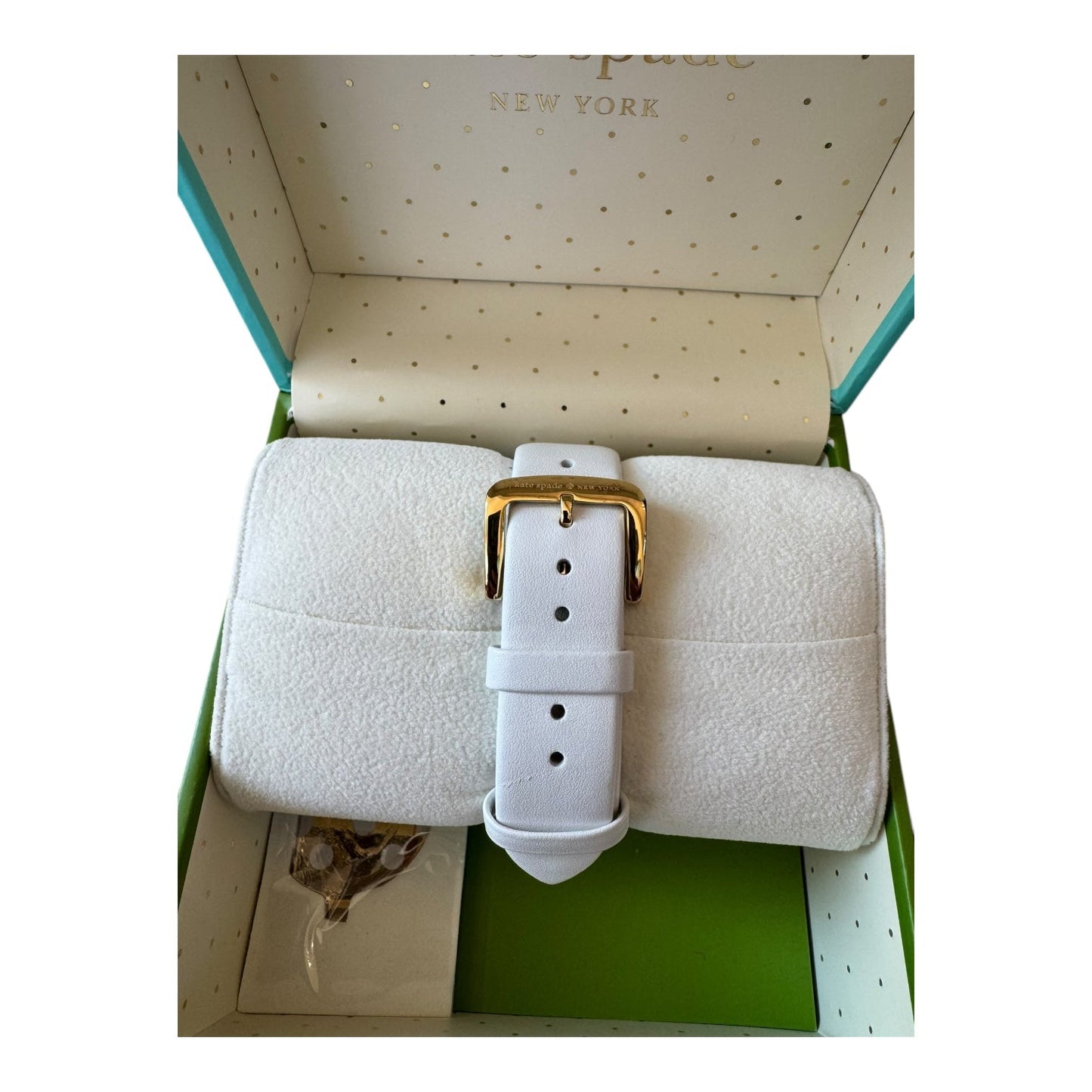 Watch Designer By Kate Spade In White & Gold