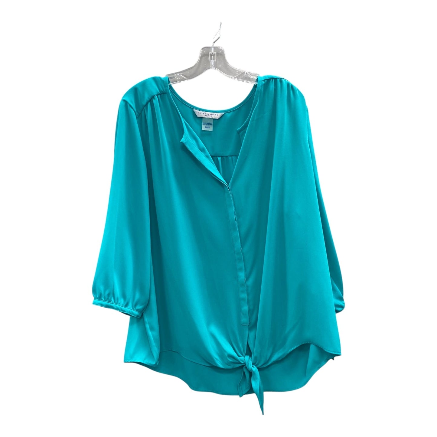 Top Ss By Peter Nygard In Blue, Size:2X