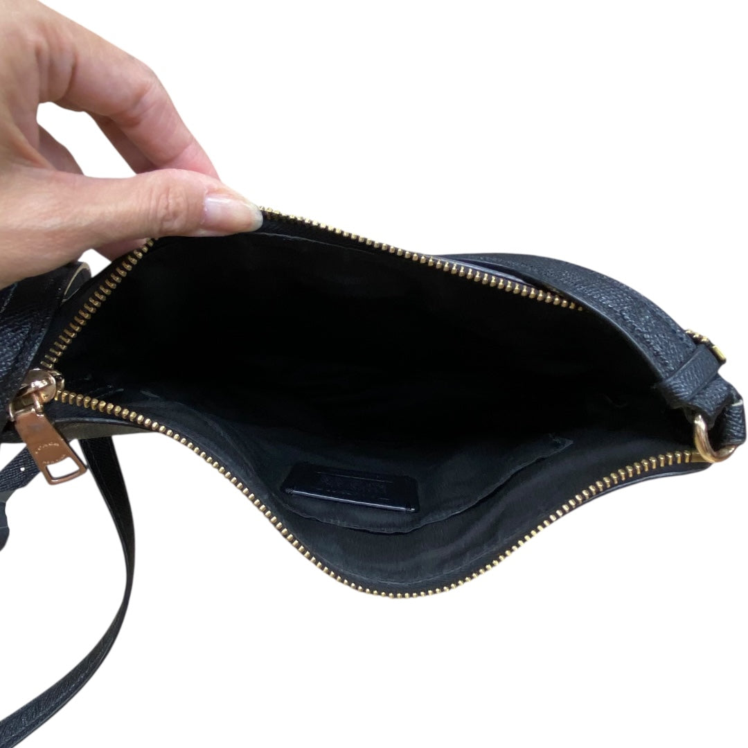 Handbag Designer By Coach In Black, Size:Medium