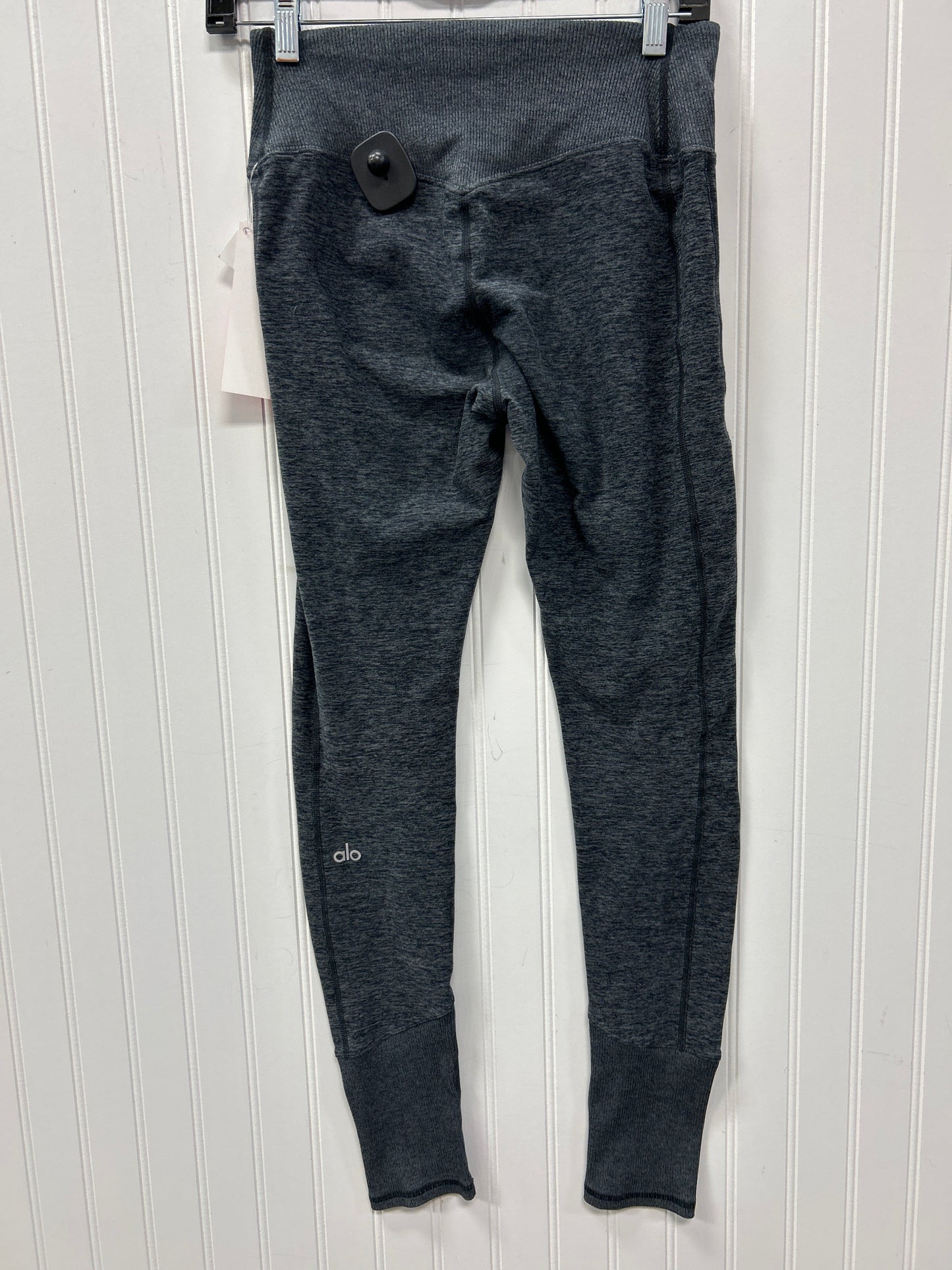 Athletic Leggings By Alo In Grey, Size:S