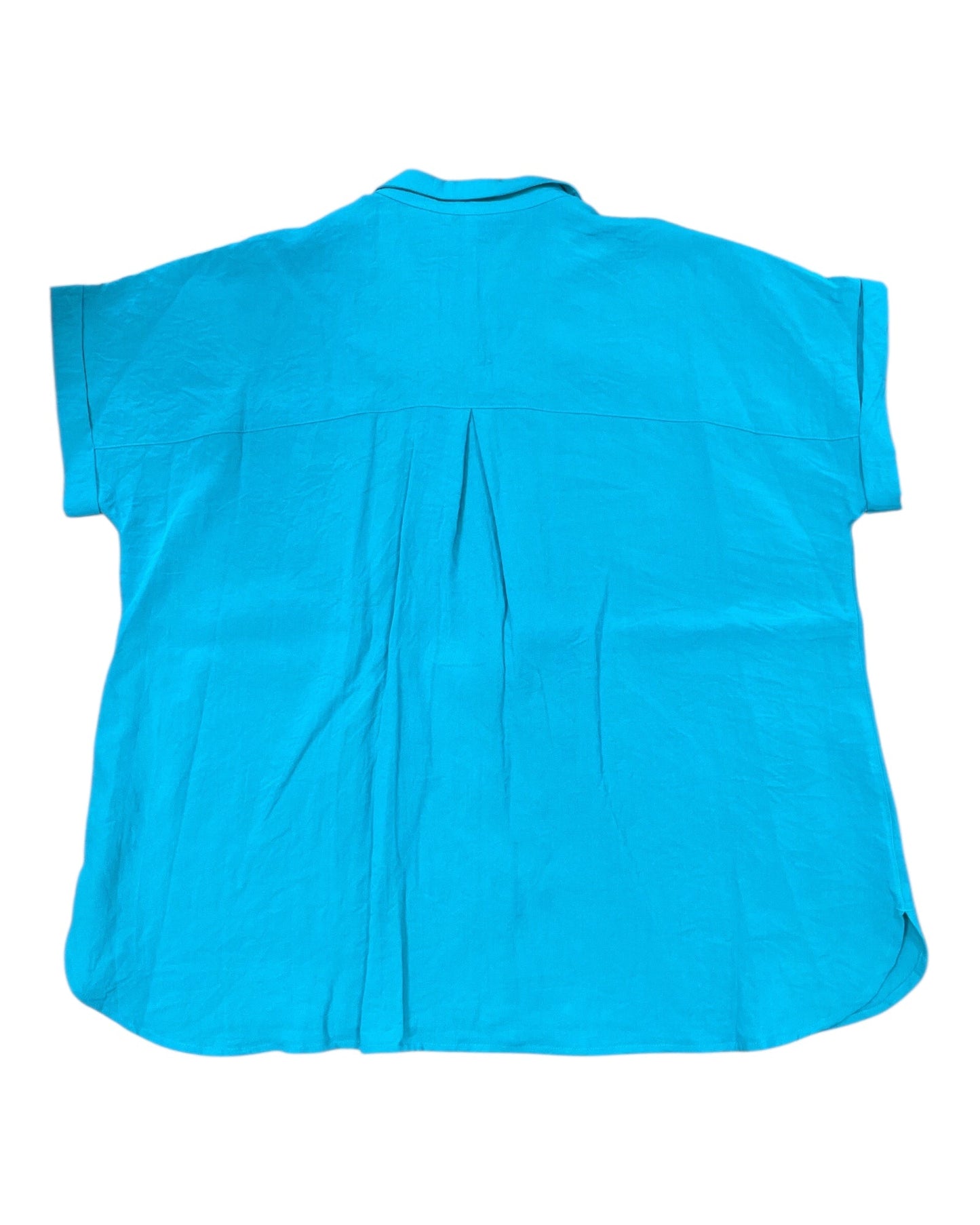 Top Ss By John Mark In Teal, Size:1X