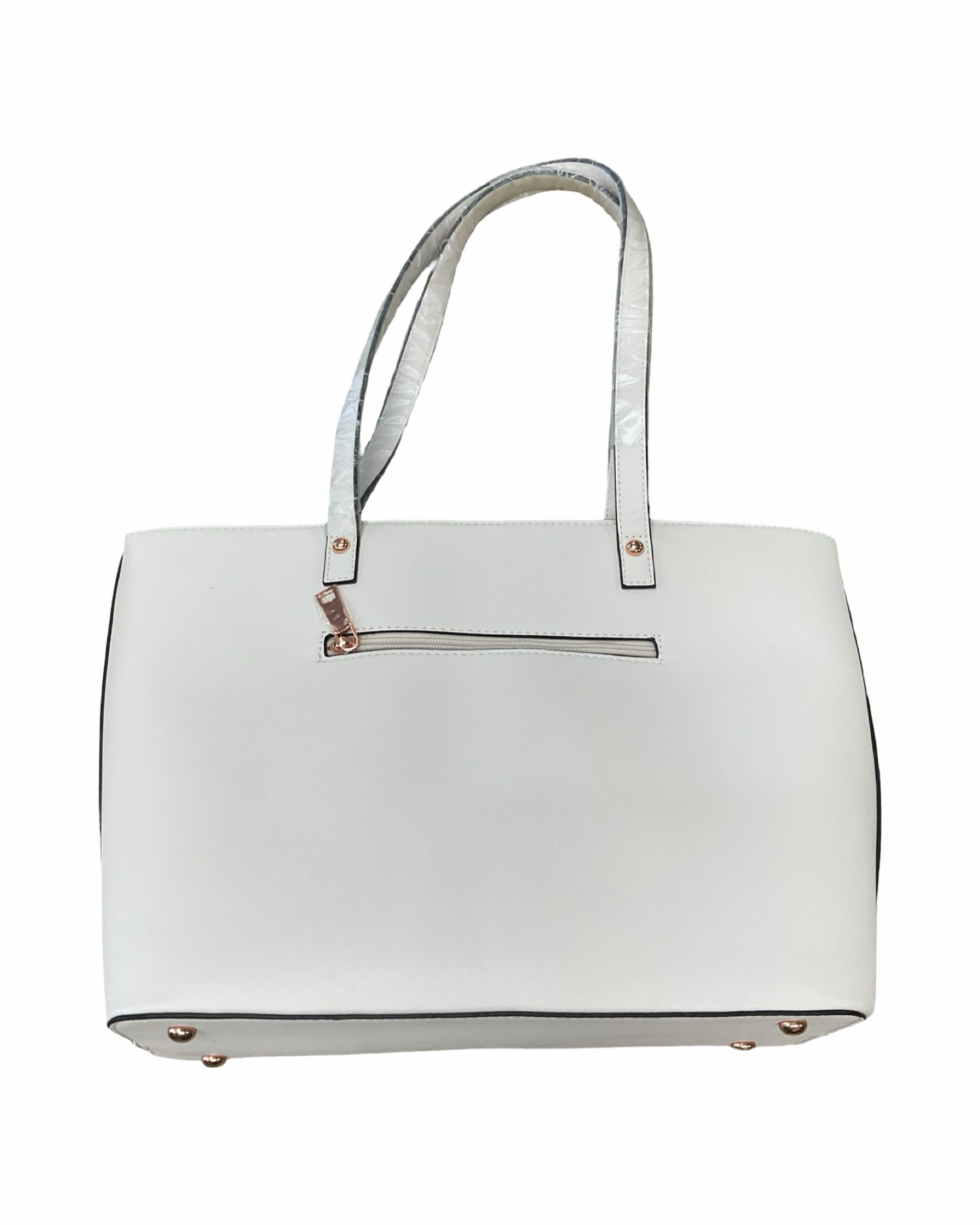 Handbag By Clothes Mentor In Cream, Size:Large