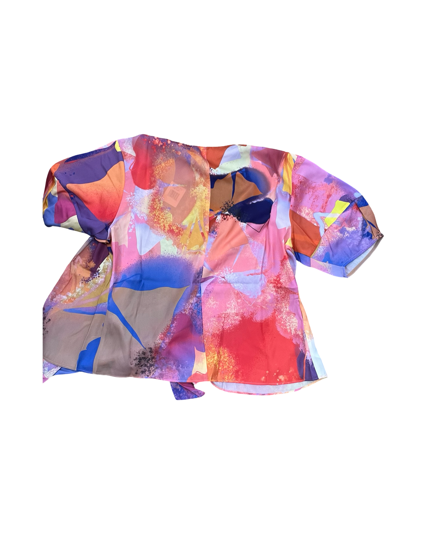 Top Ss By Lysse In Orange & Pink, Size:L