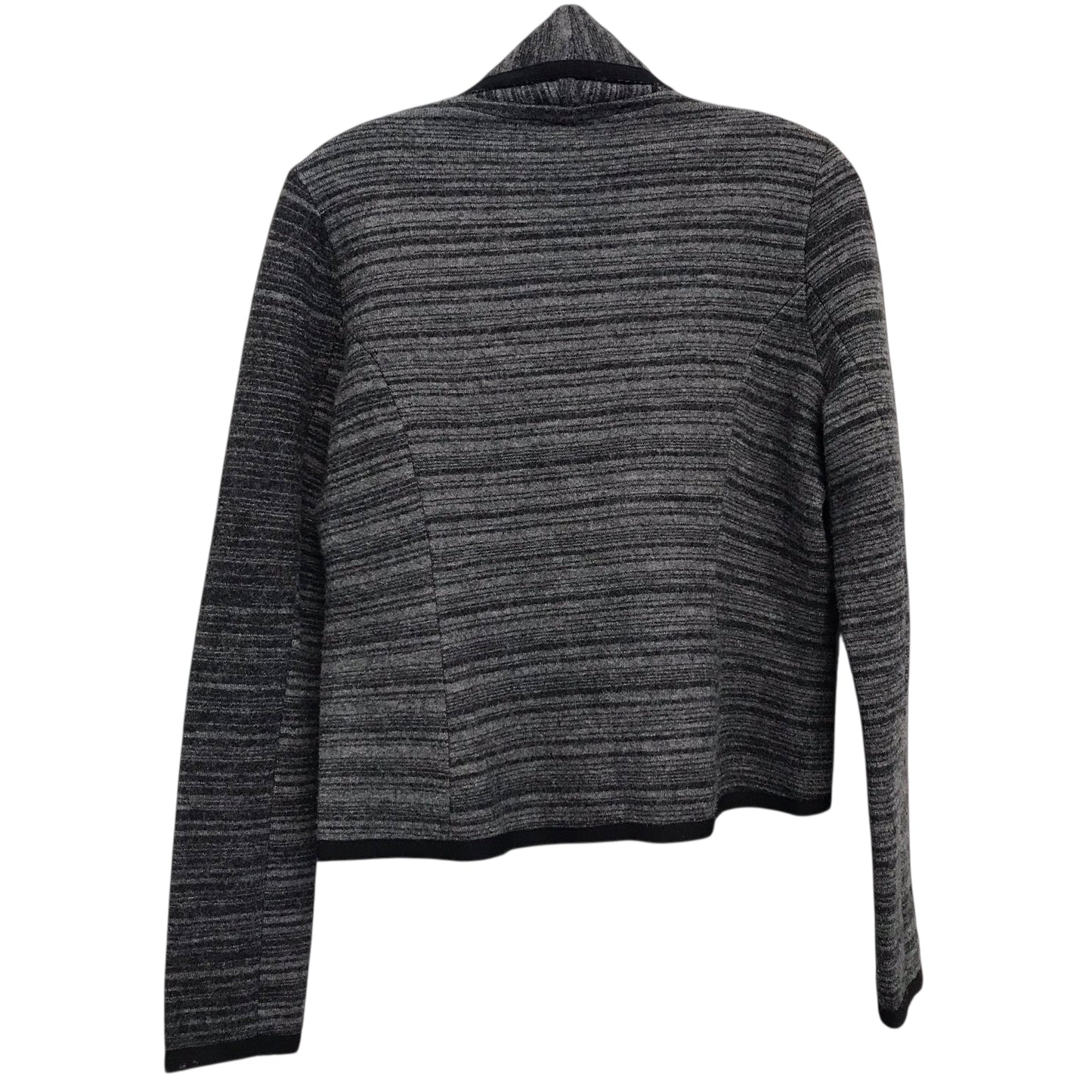 Sweater Cardigan By Loft In Grey, Size:M