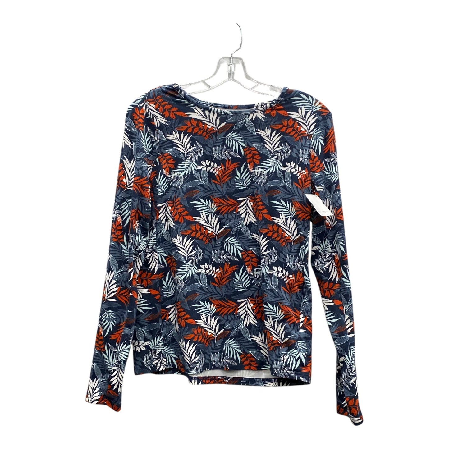 Athletic Top Ls Crewneck By Hang Ten In Blue, Size:S