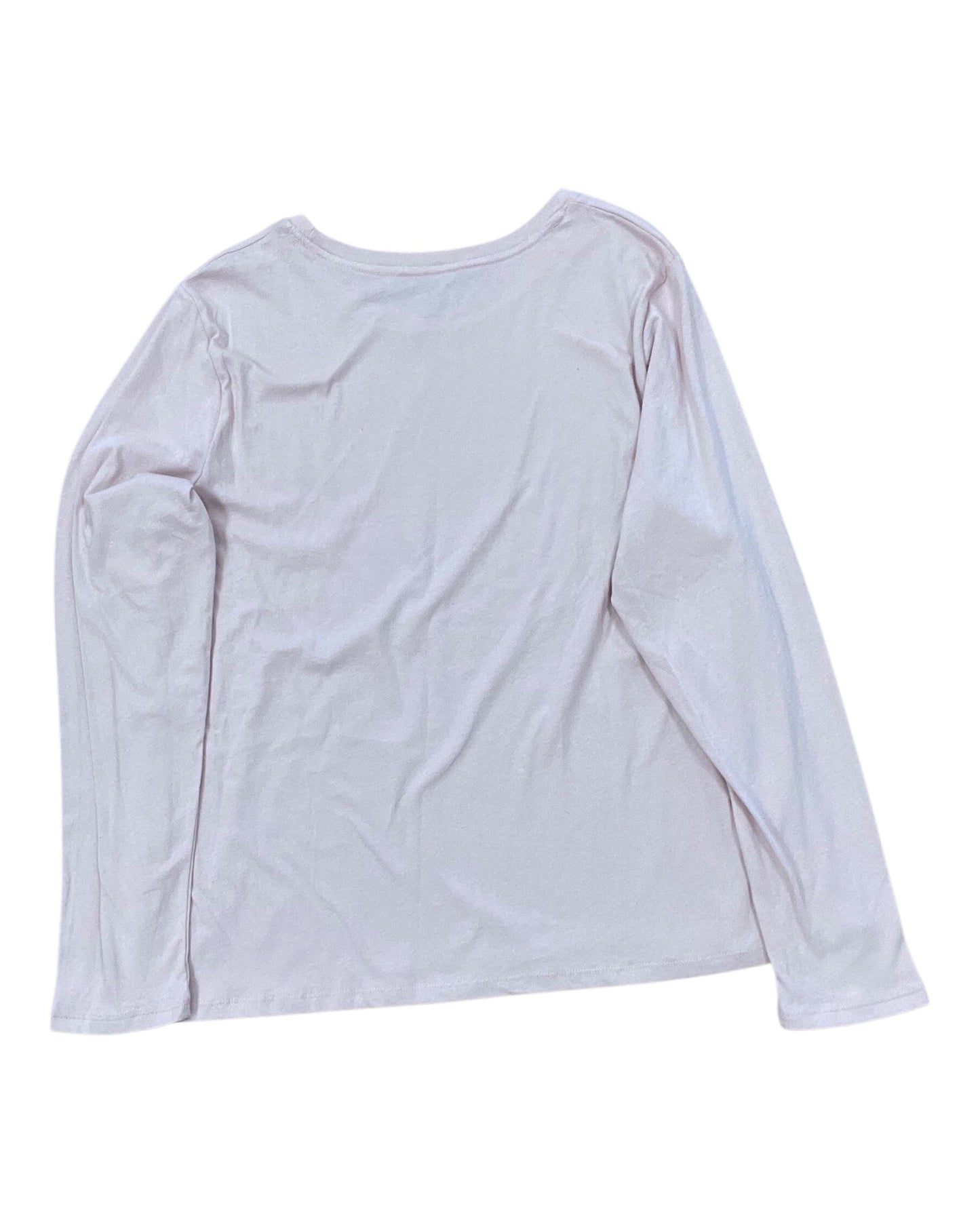 Top Ls Basic By Time And Tru In Pink, Size:Xl