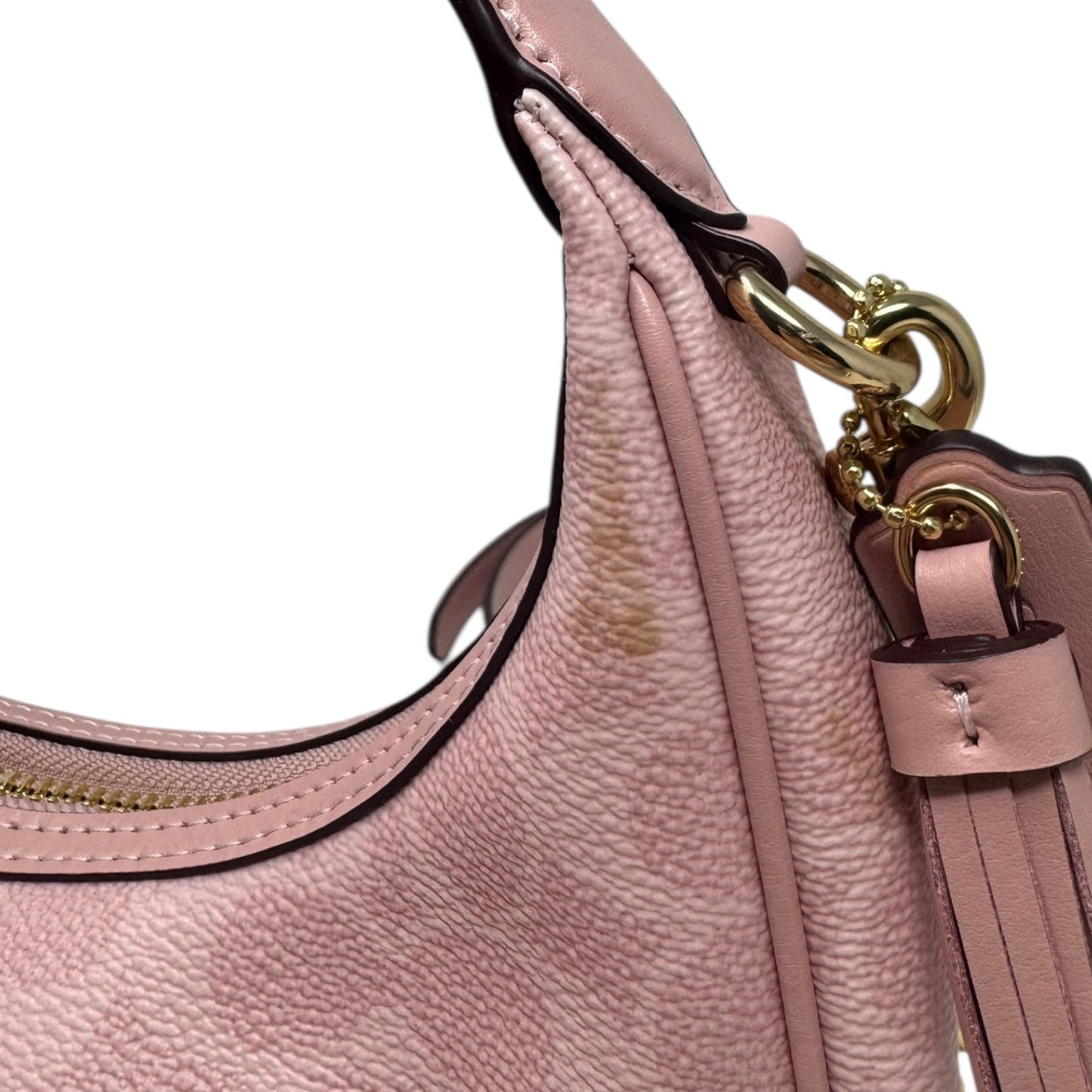 Mini Carmen Crossbody Handbag Leather By Coach, Size: Small AS IS