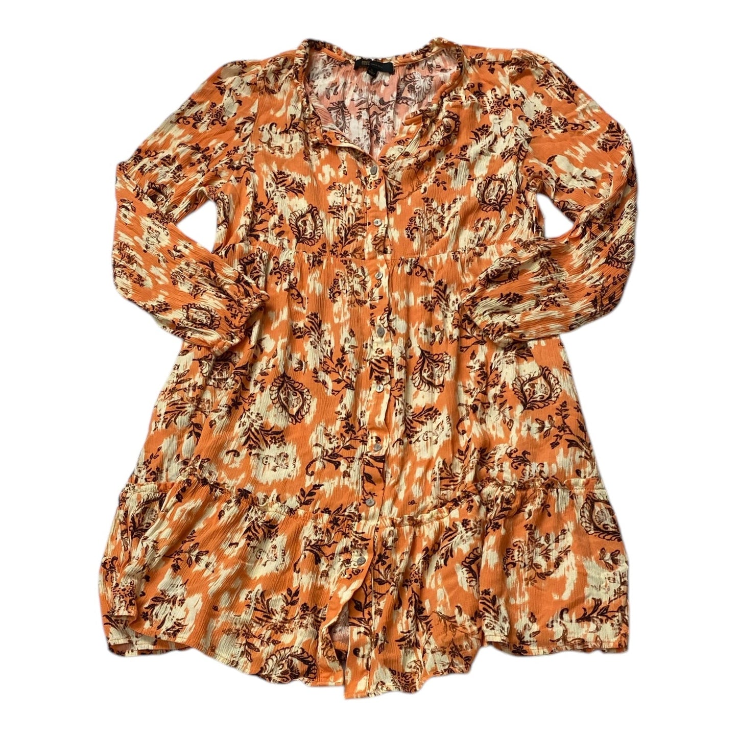 Dress Designer By Frye In Orange & Tan, Size:L