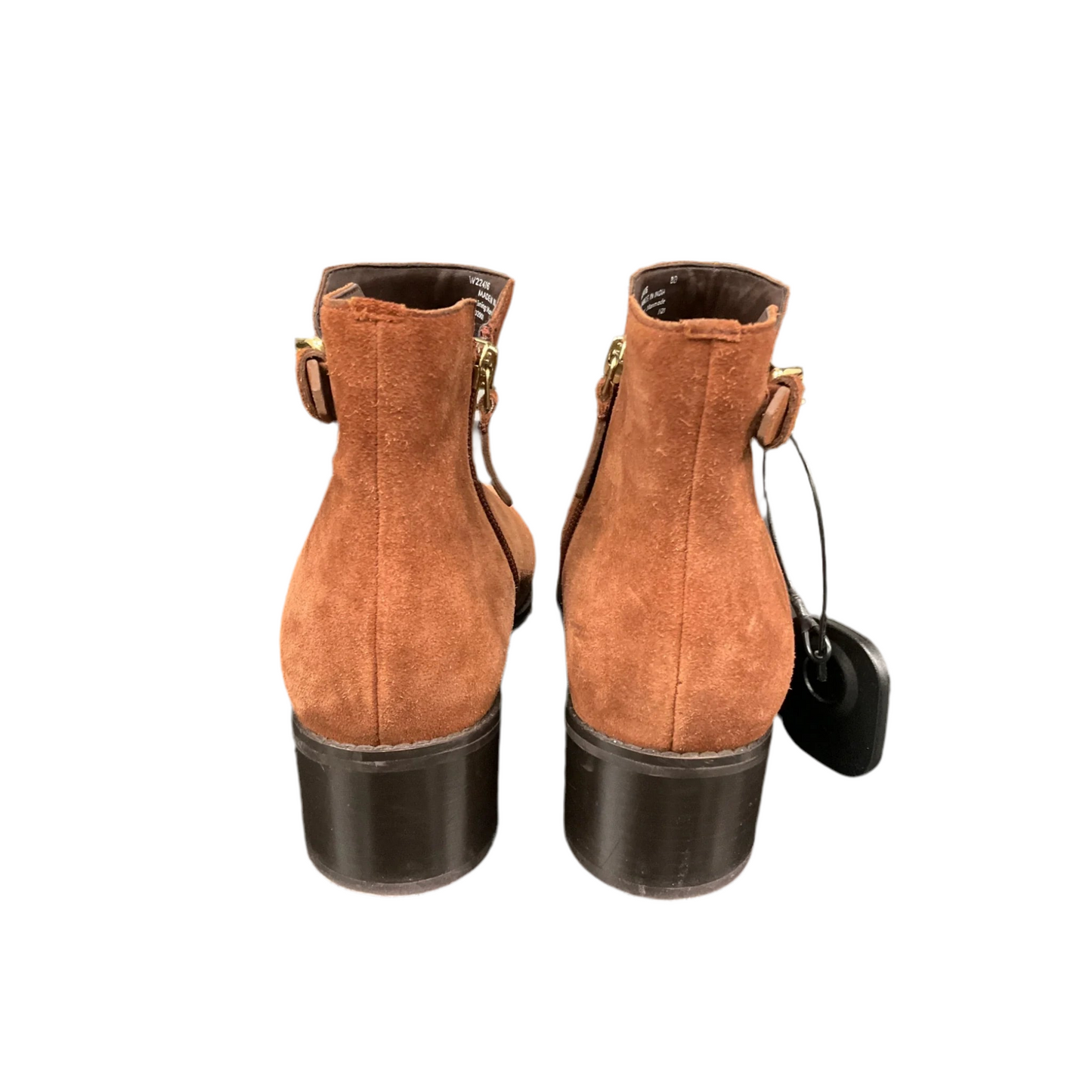 Boots Ankle Heels By Cole-haan In Brown, Size: 8