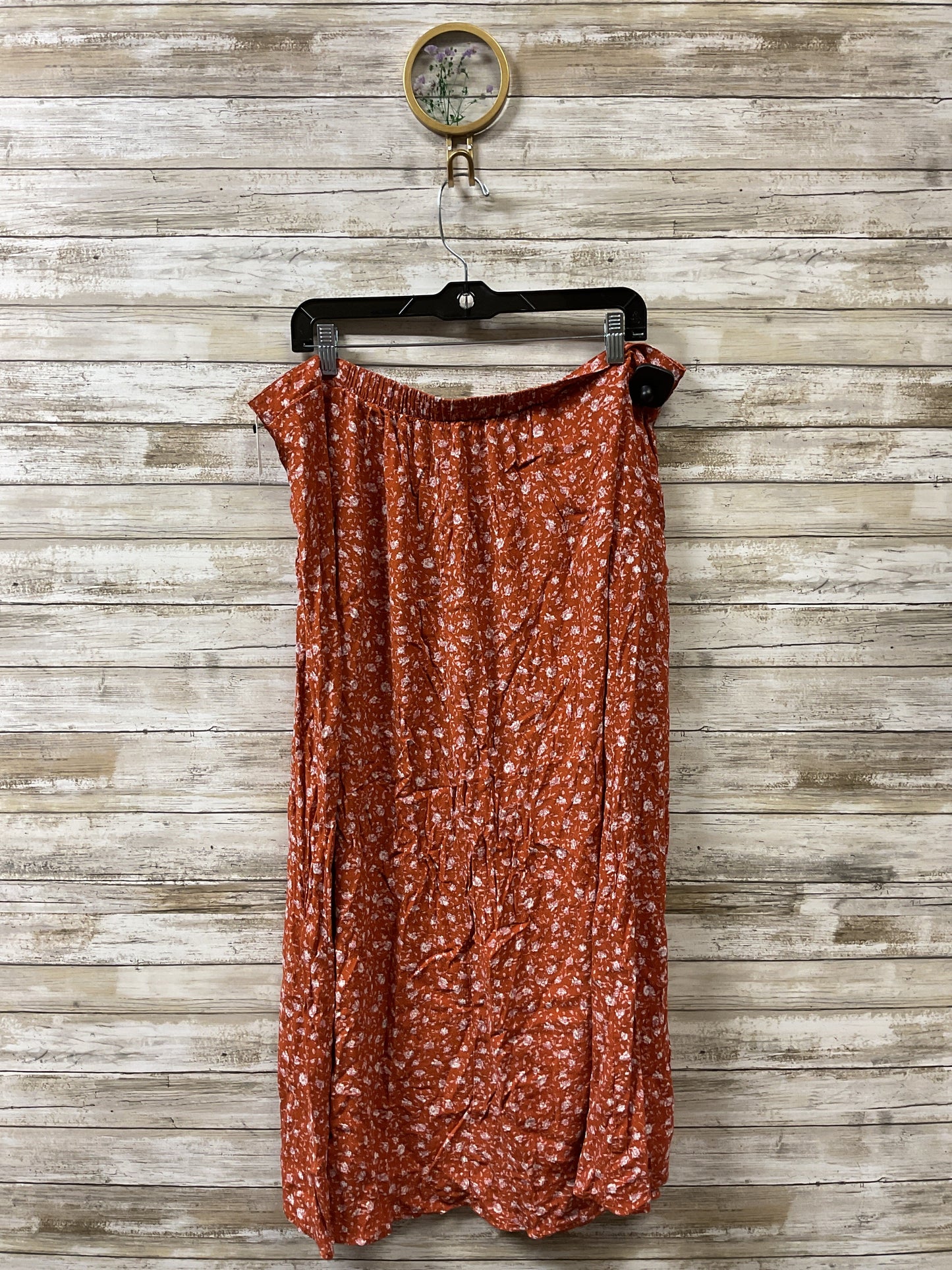 Skirt Maxi By Wild Fable In Orange & Pink, Size:Xxl