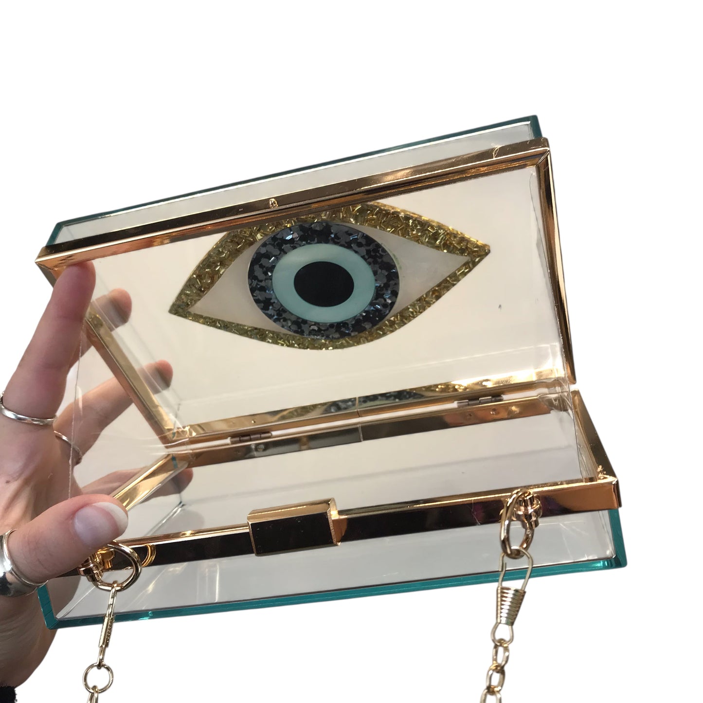 Crossbody In Clear, Size:Small