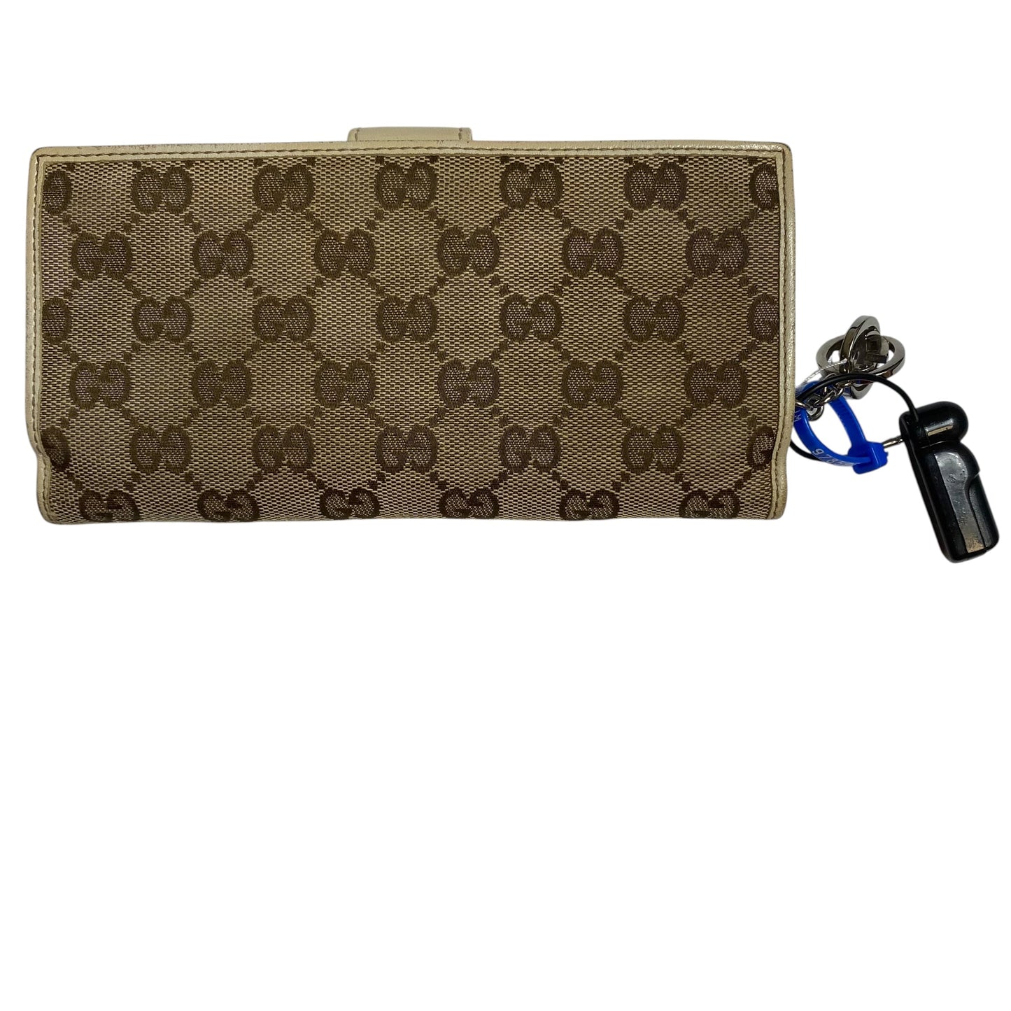 Wallet Luxury Designer By Gucci In Cream & Tan, Size:Medium