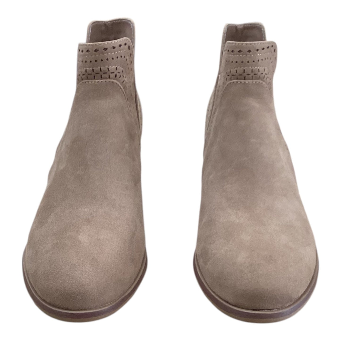 Boots Ankle Heels By Mia In Brown, Size:8