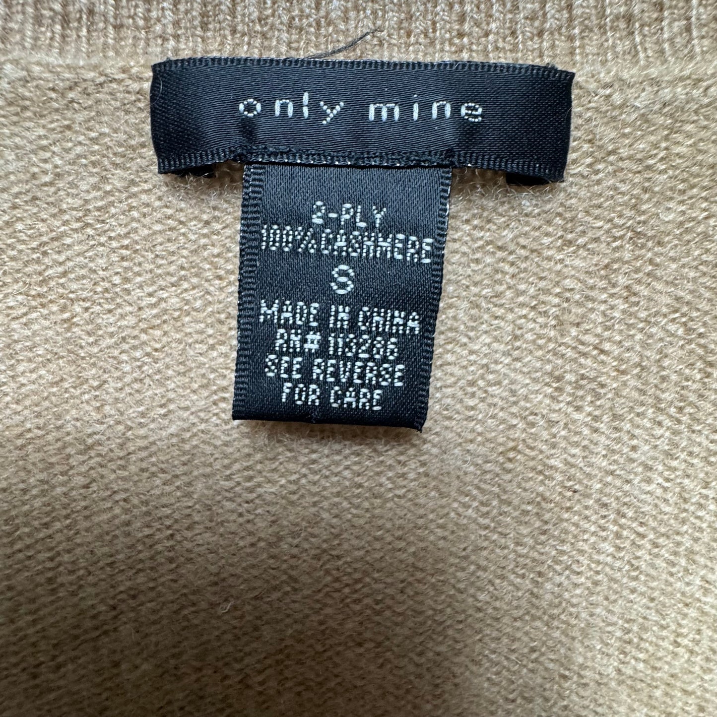 Sweater Cashmere Only Mine In Tan, Size: S