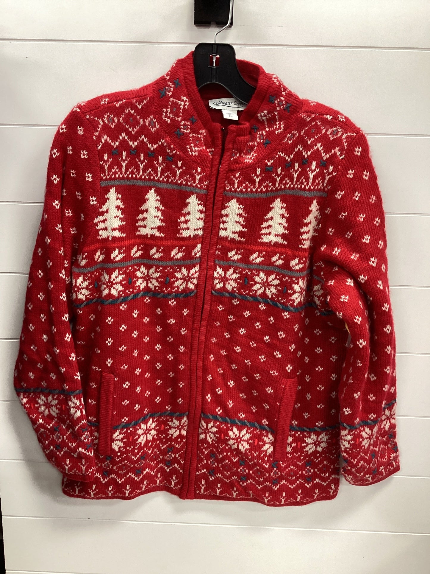 Sweater By Coldwater Creek In Red, Size:Sp