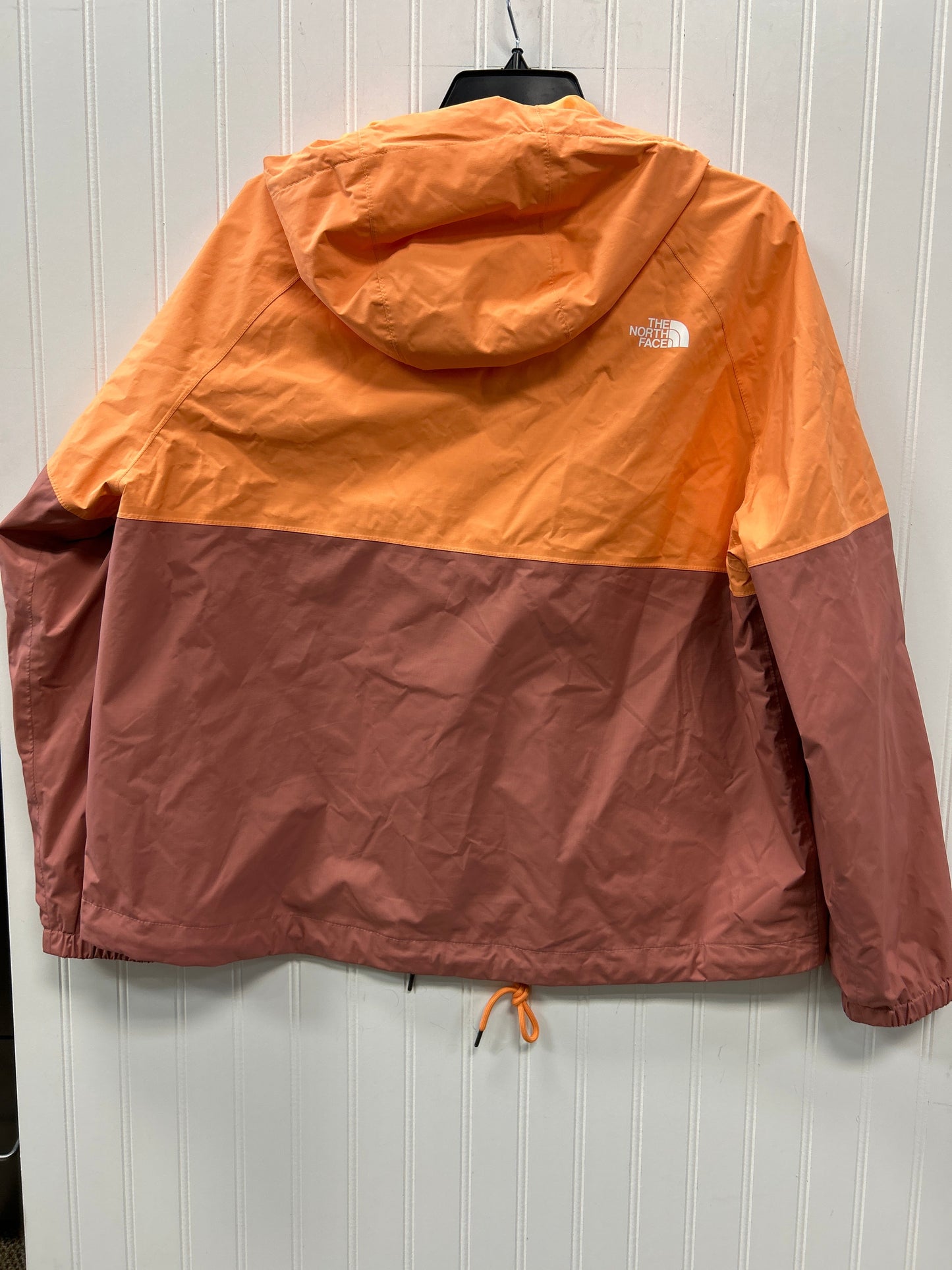 Jacket Windbreaker By The North Face In Orange, Size:Xl