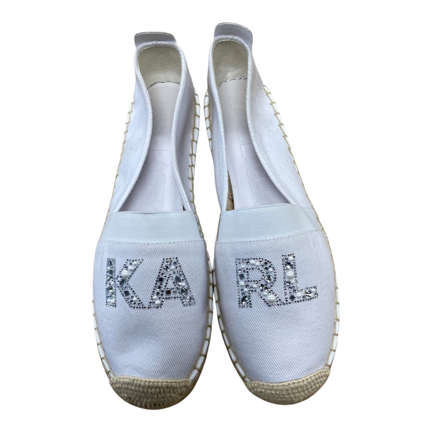 SHOES DESIGNER by KARL LAGERFELD In WHITE, Size: 11