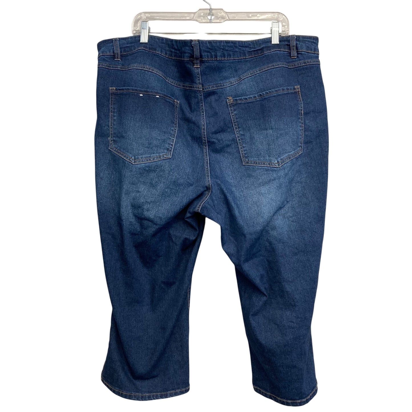 Capris By D Jeans In Blue Denim, Size:22