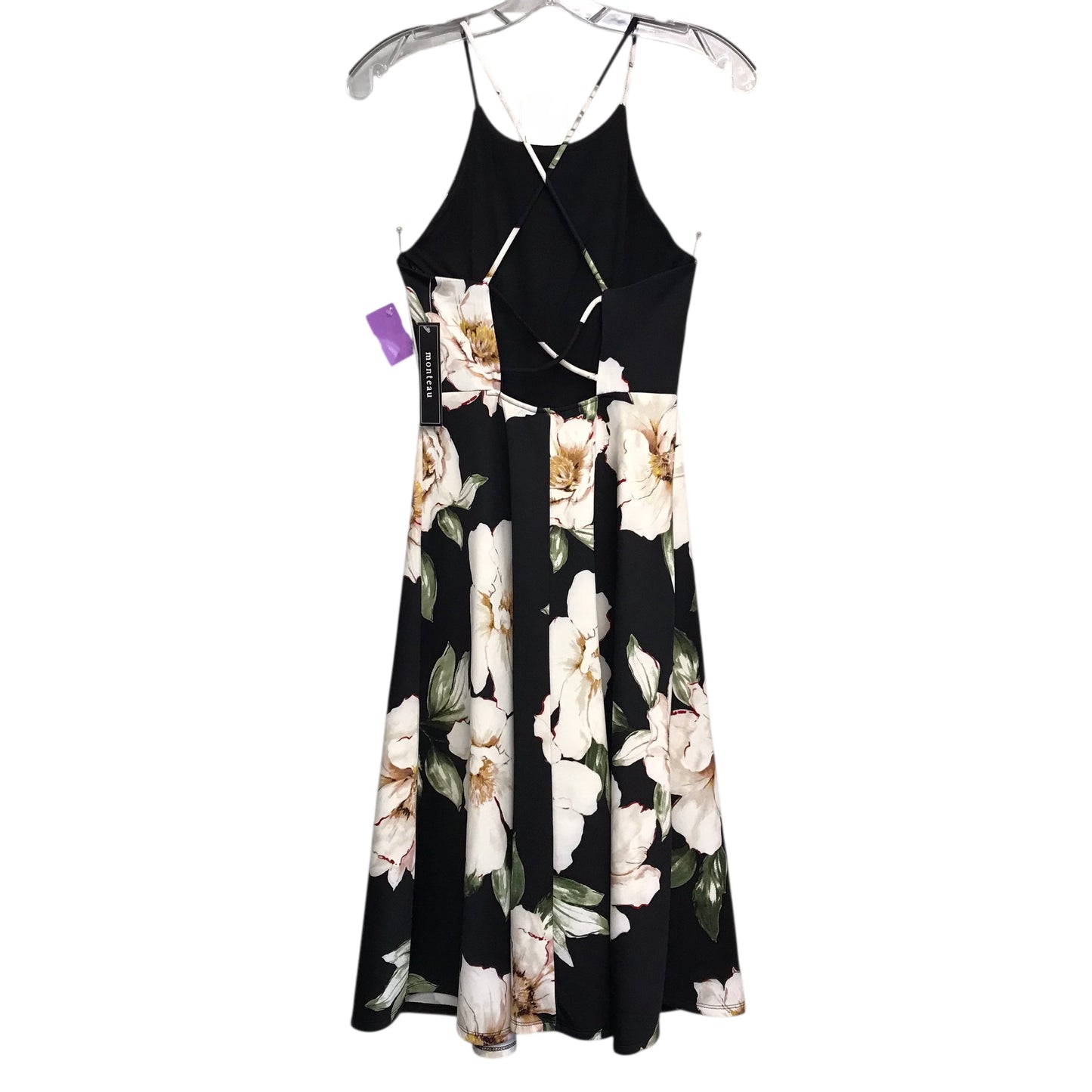 Dress Party Midi By Monteau In Black & White, Size:S