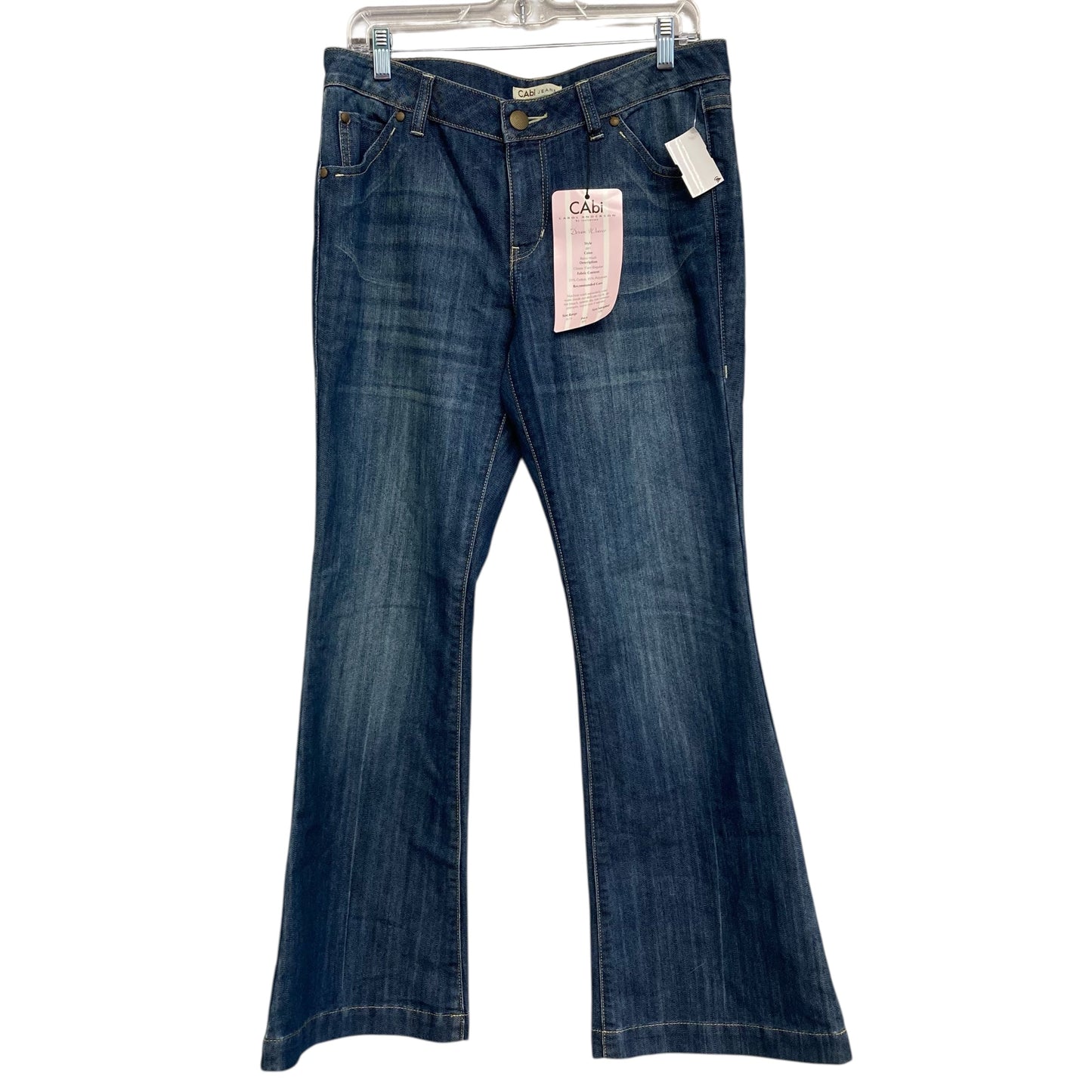 Jeans Boot Cut By Cabi In Blue Denim, Size:10