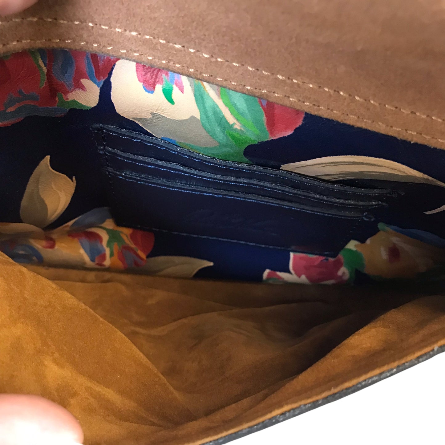 Crossbody Designer By Patricia Nash In Blue, Size:Medium