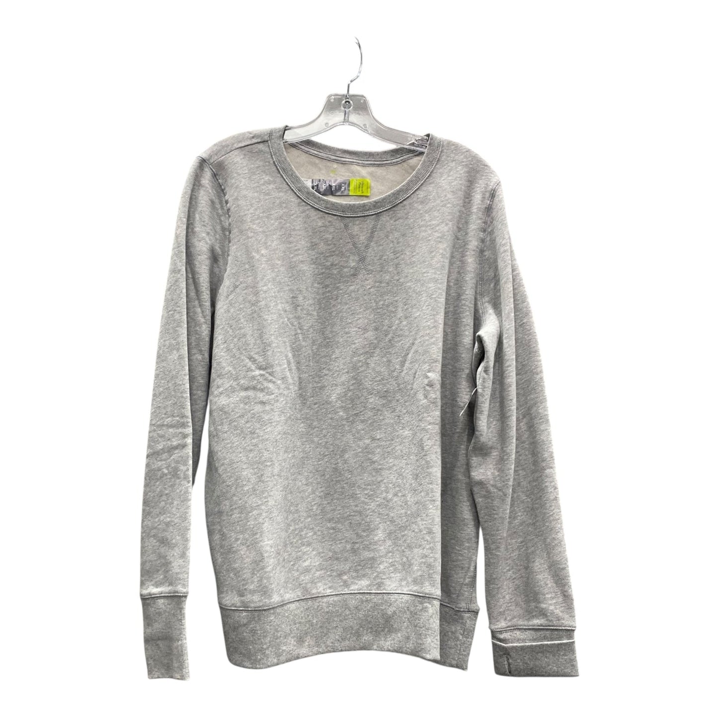 Athletic Sweatshirt Crewneck By Tek Gear In Grey, Size:1X