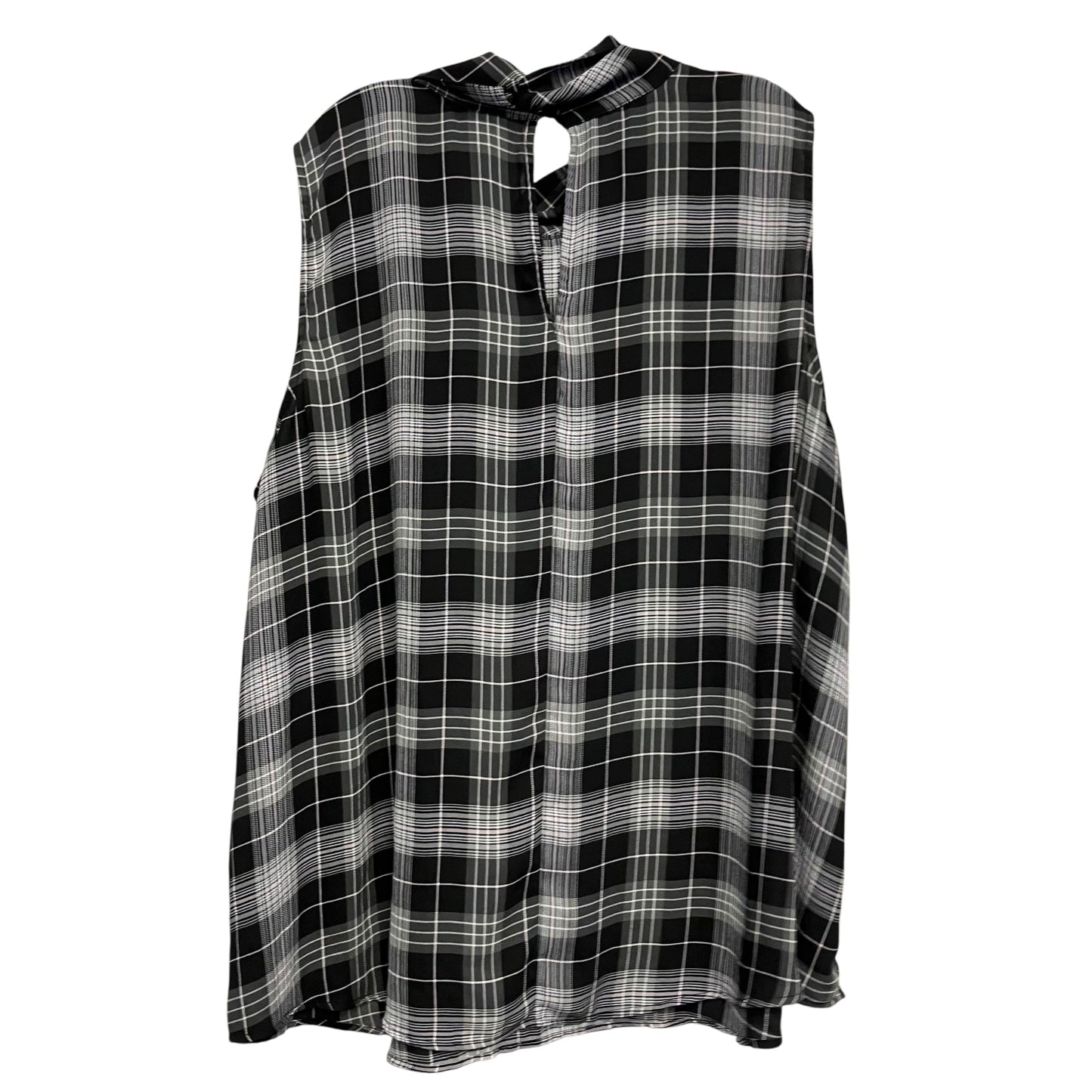 Top Sleeveless By Torrid In Plaid Pattern, Size:3X
