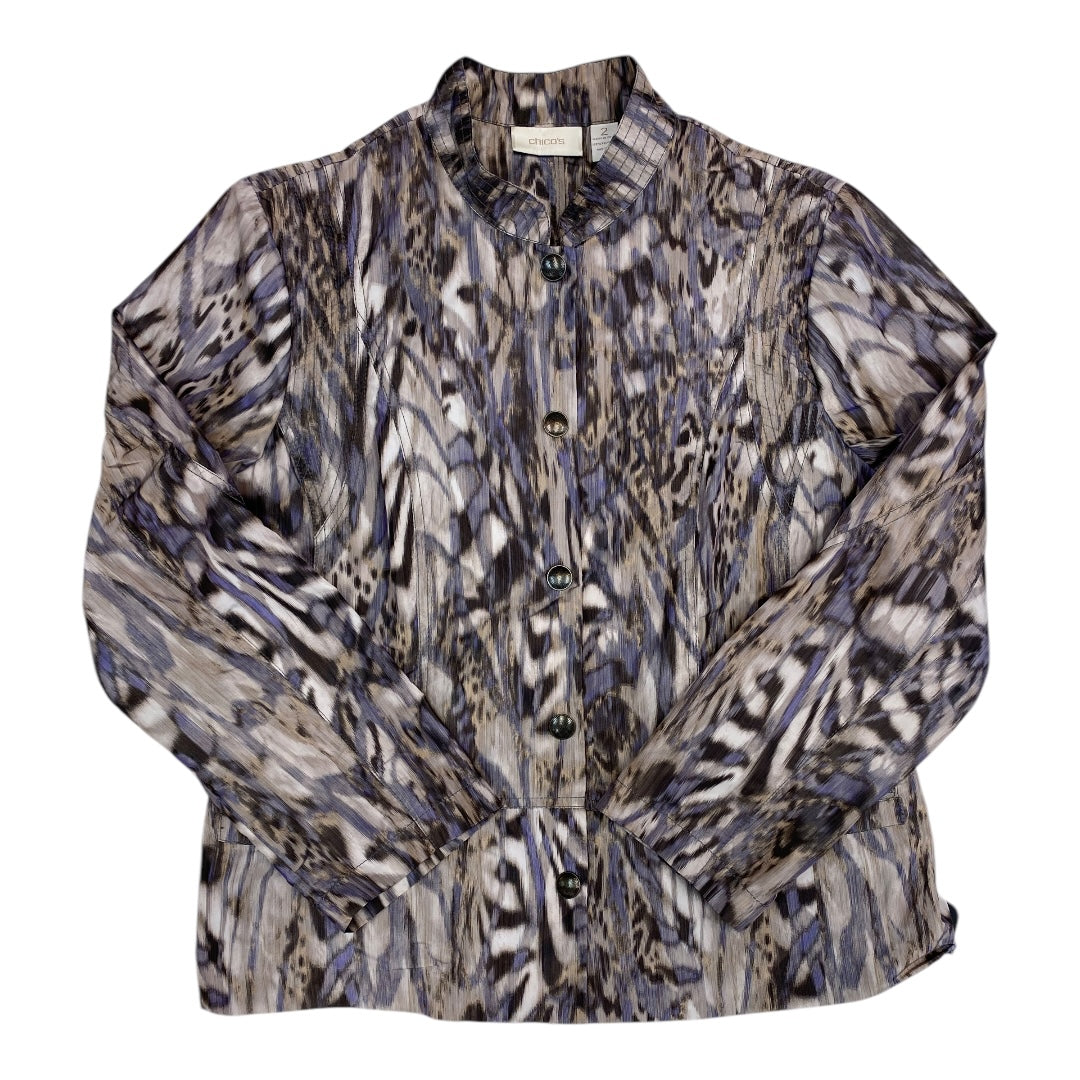 Jacket Other By Chicos In Multi, Size:L