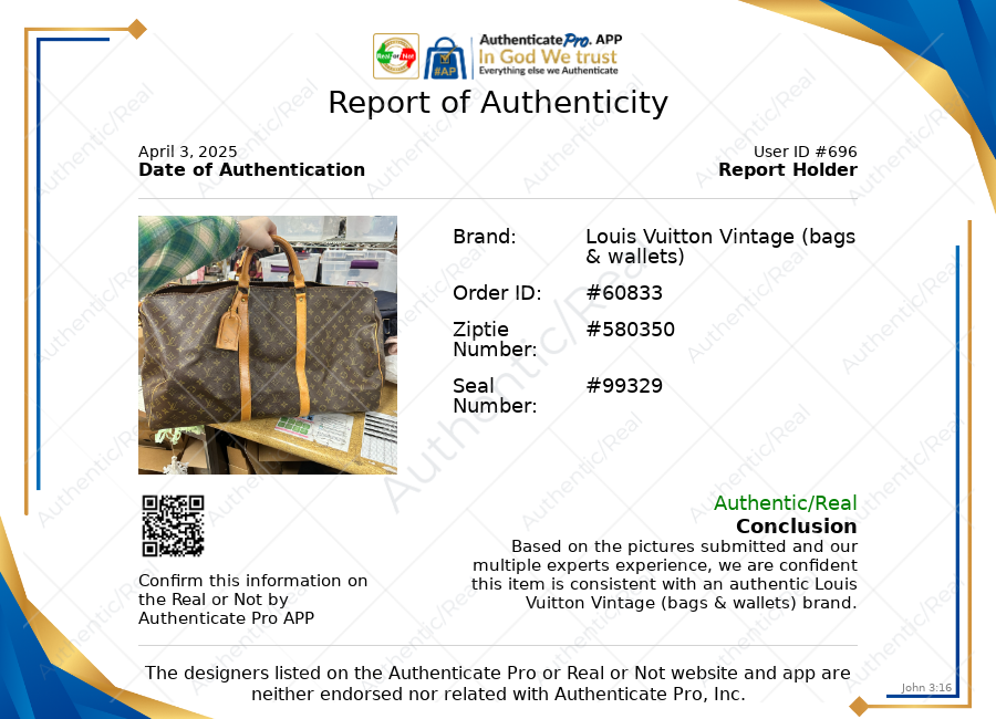 Duffle And Weekender Luxury Designer by Louis Vuitton In Brown, Size: Large