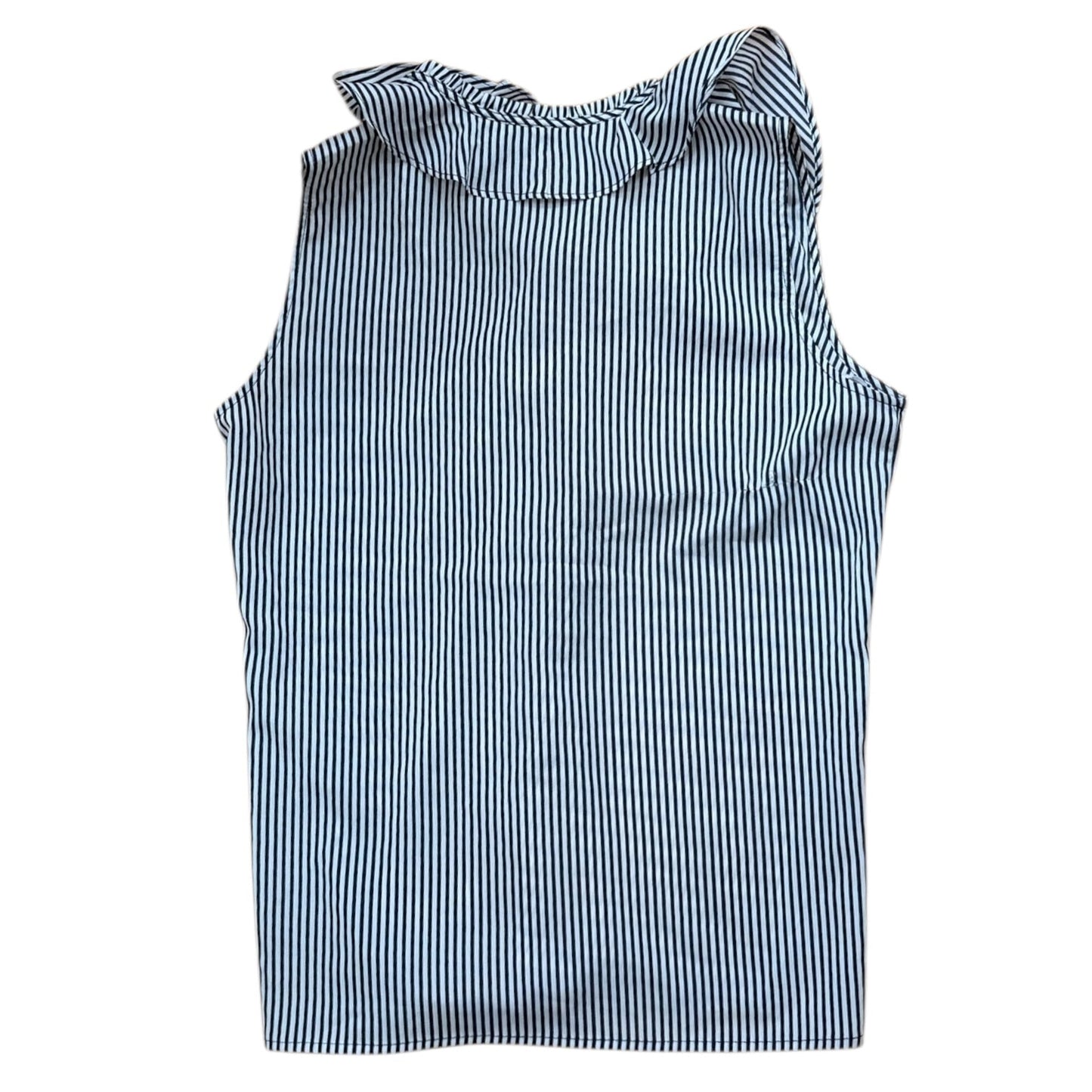 Top Sleeveless Designer By Karl Lagerfeld In Striped Pattern, Size:Sp