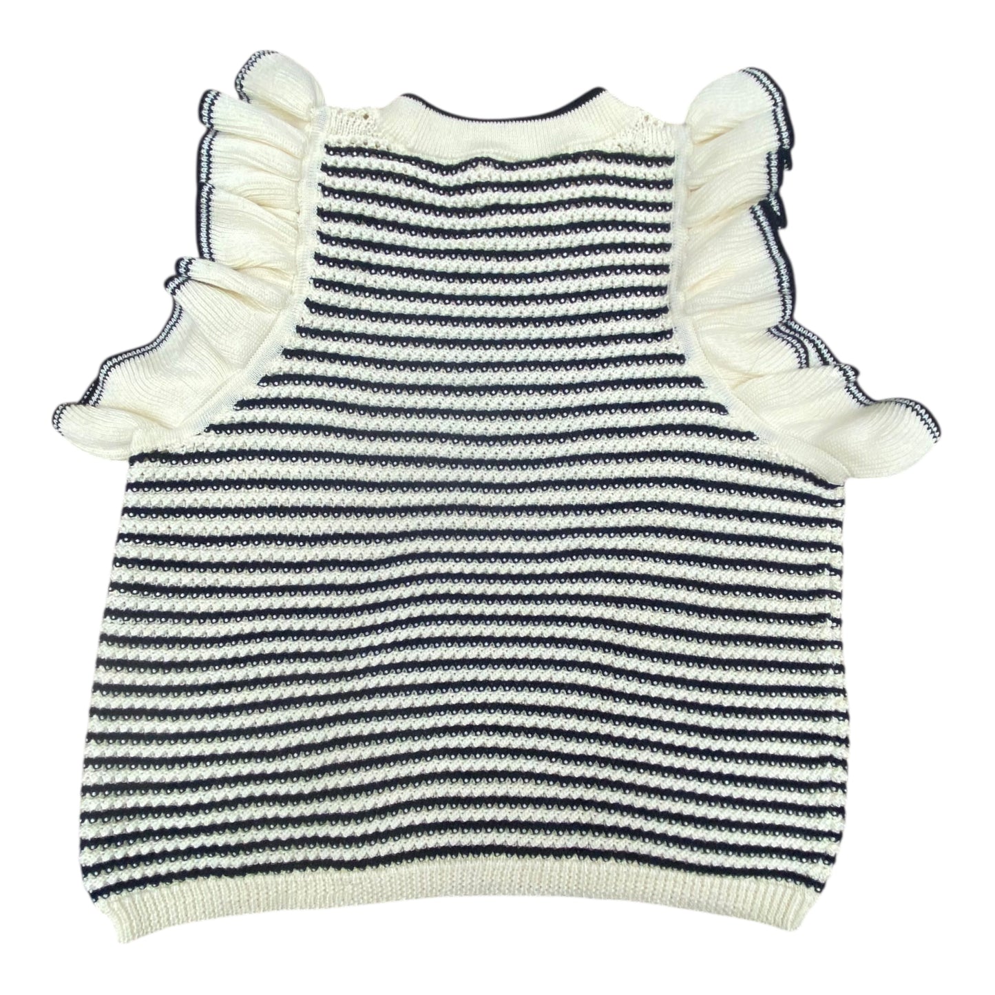 Sweater Designer By Cma In Striped Pattern, Size:S