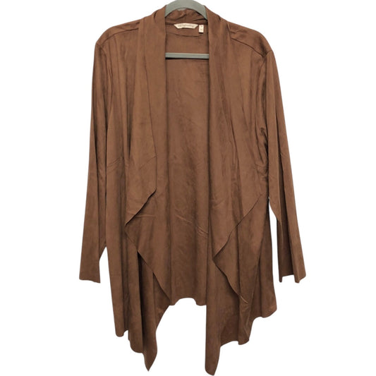 Cardigan By Soft Surroundings In Brown, Size:2X