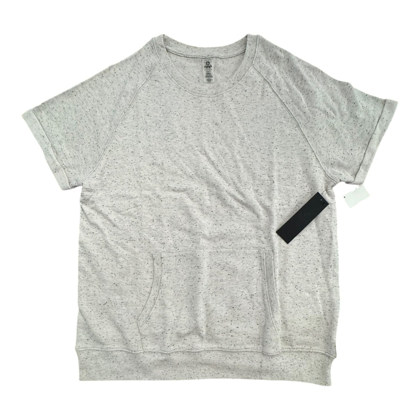 Athletic Top Ss By Mono B In Multi, Size:2X