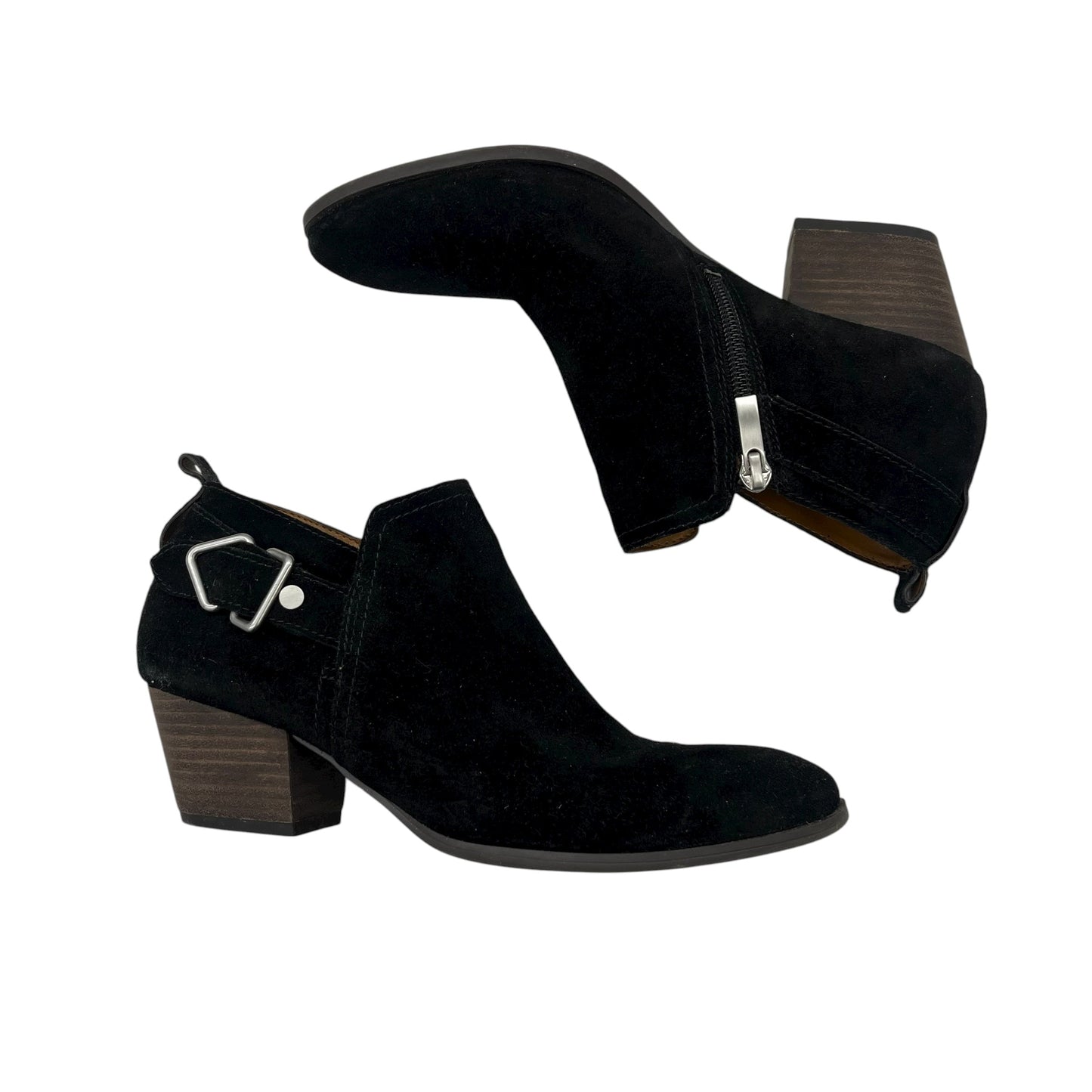 Boots Ankle Heels By Franco Sarto In Black, Size:7.5