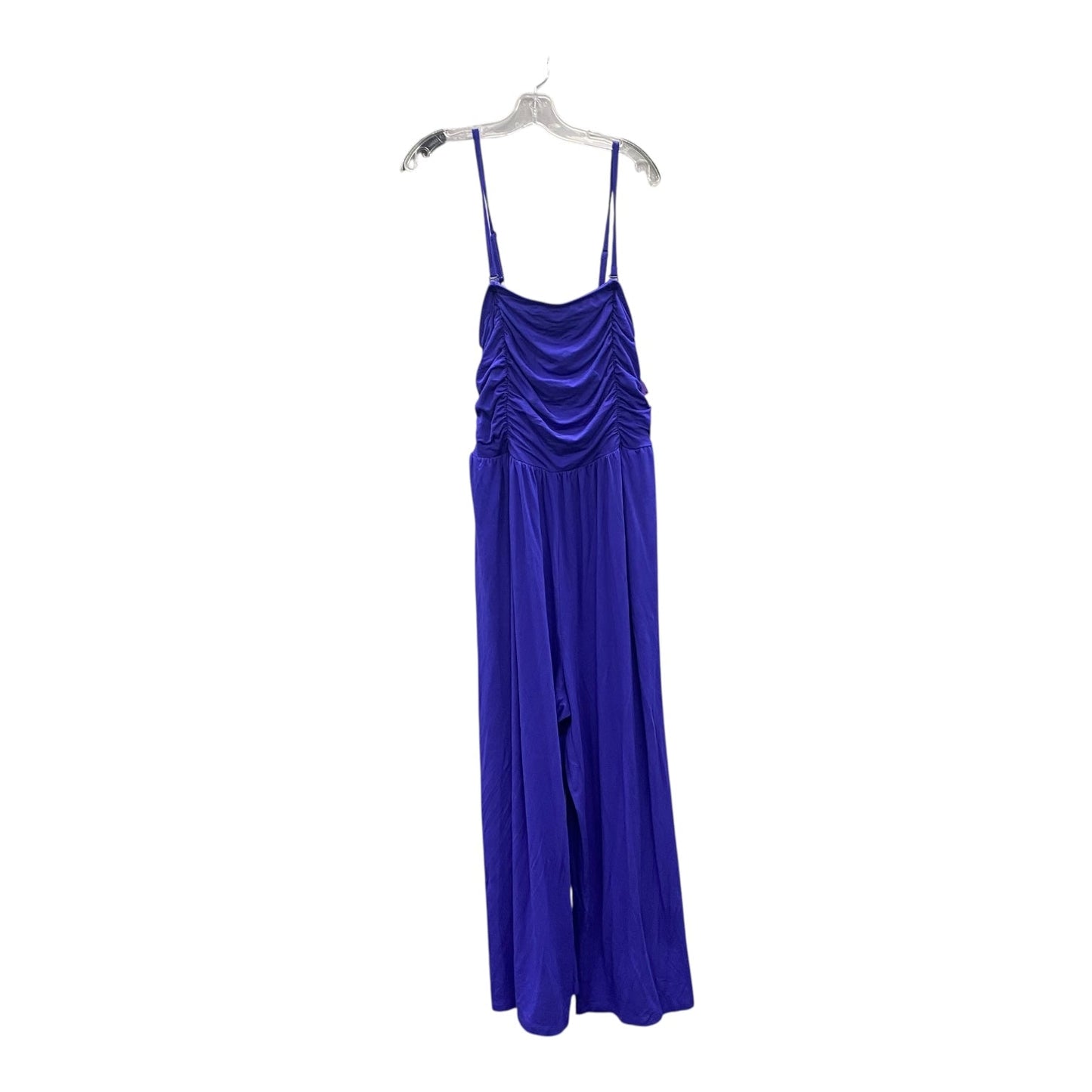 Jumpsuit By Ava & Viv In Blue, Size:1X