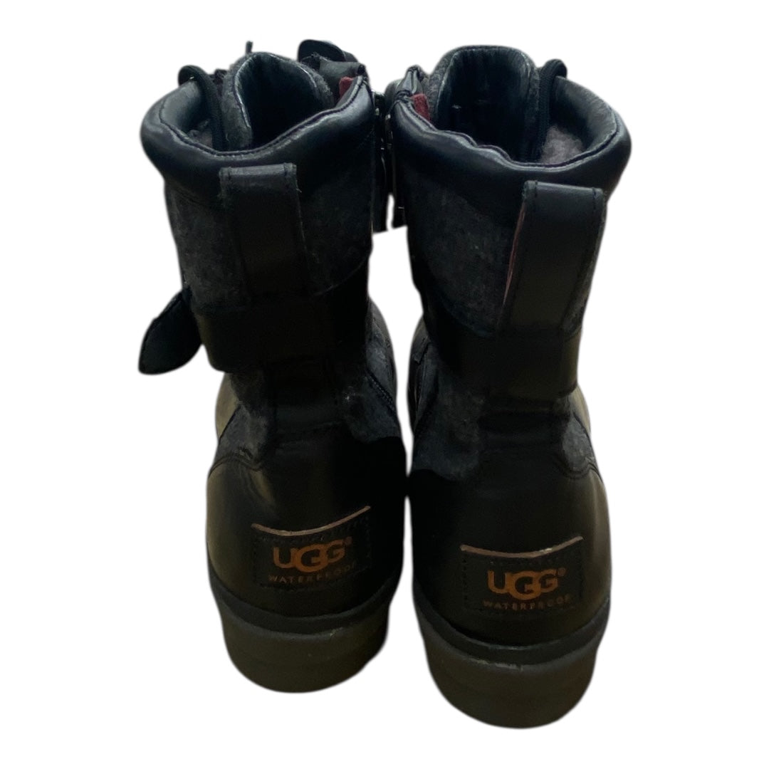 Boots Designer By Ugg In Black & Grey, Size:9