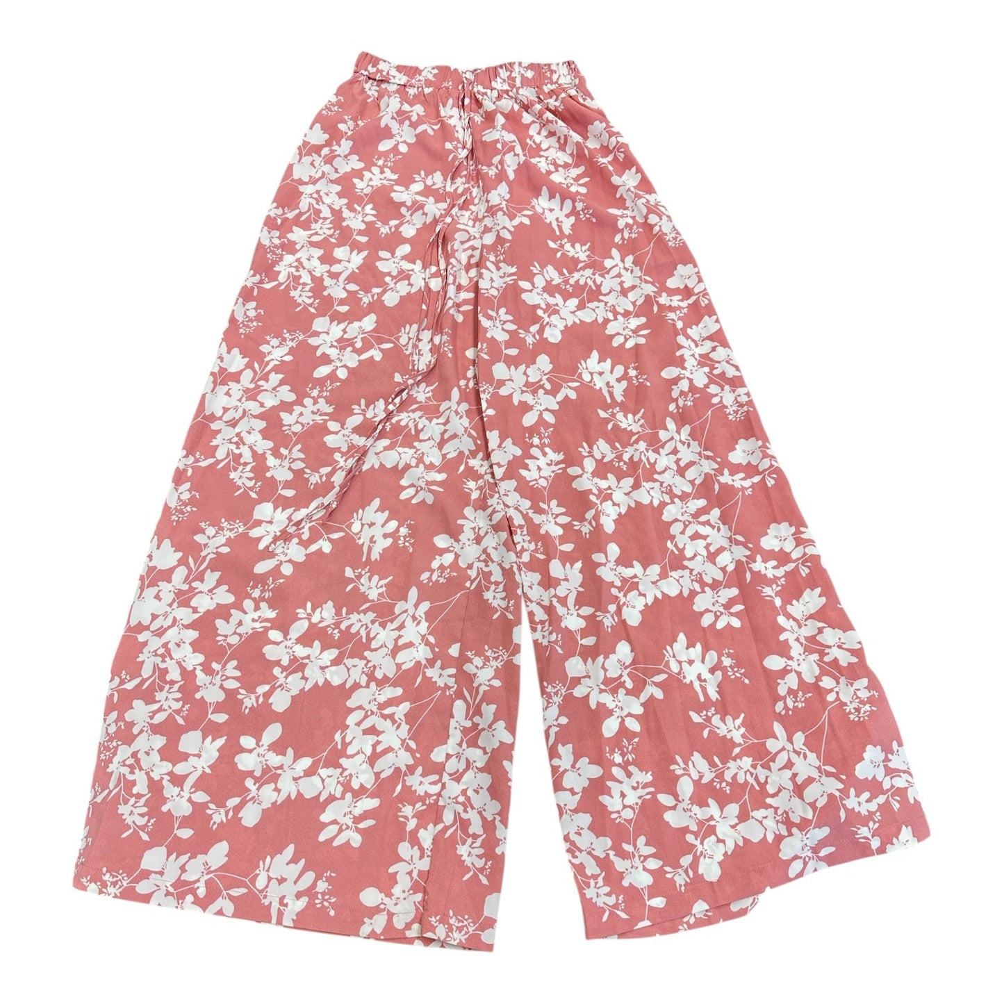 Pants Wide Leg By Pink Lily In Pink & White, Size:S