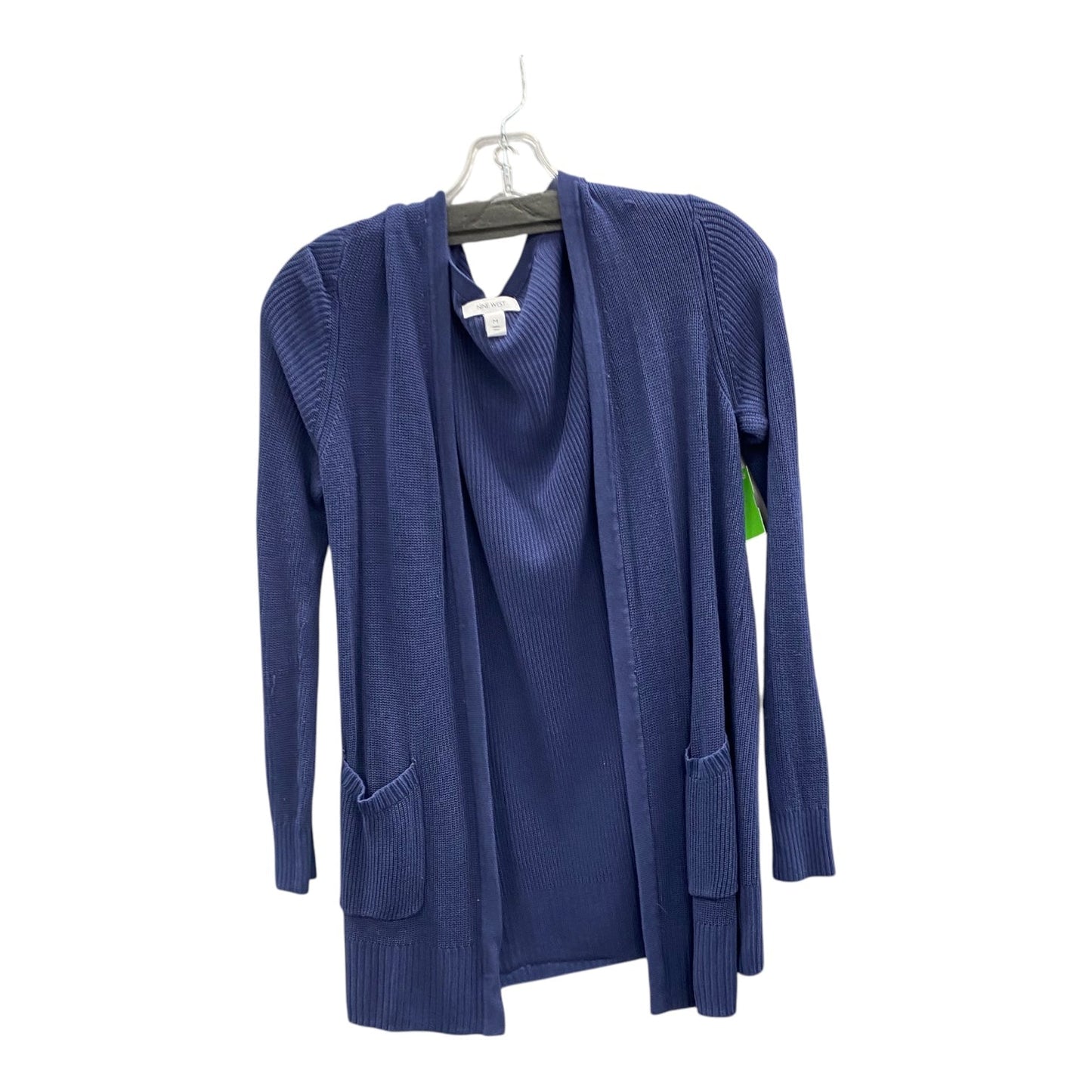 Cardigan By Nine West In Blue, Size:M