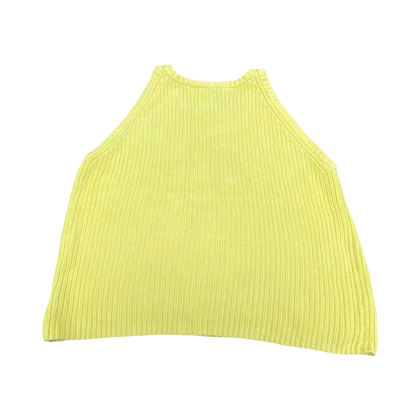 Vest Sweater By 525 America In Yellow, Size:M