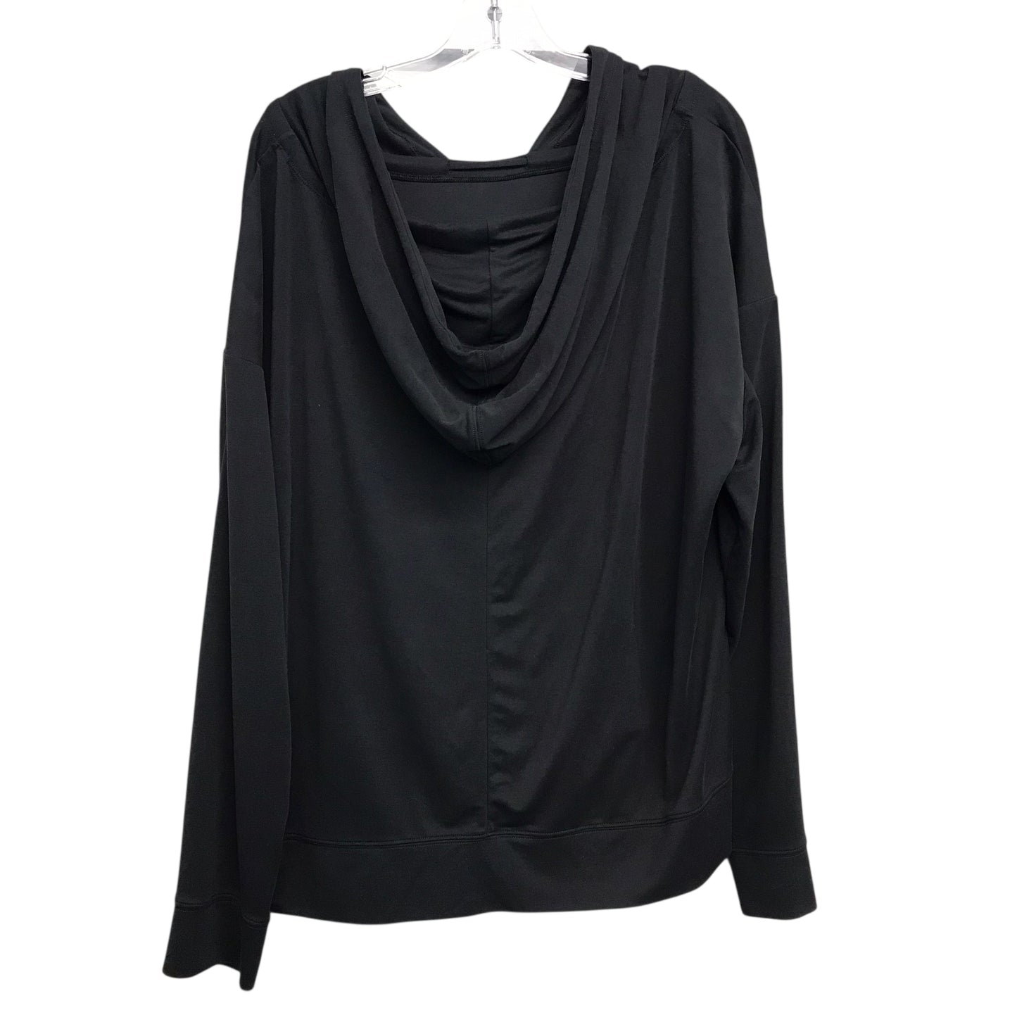 Athletic Top Ls Hoodie By Fabletics In Black, Size:Xl