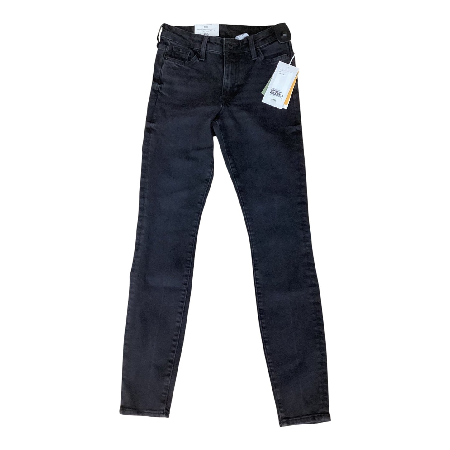 Jeans Skinny By H&M In Black, Size:2