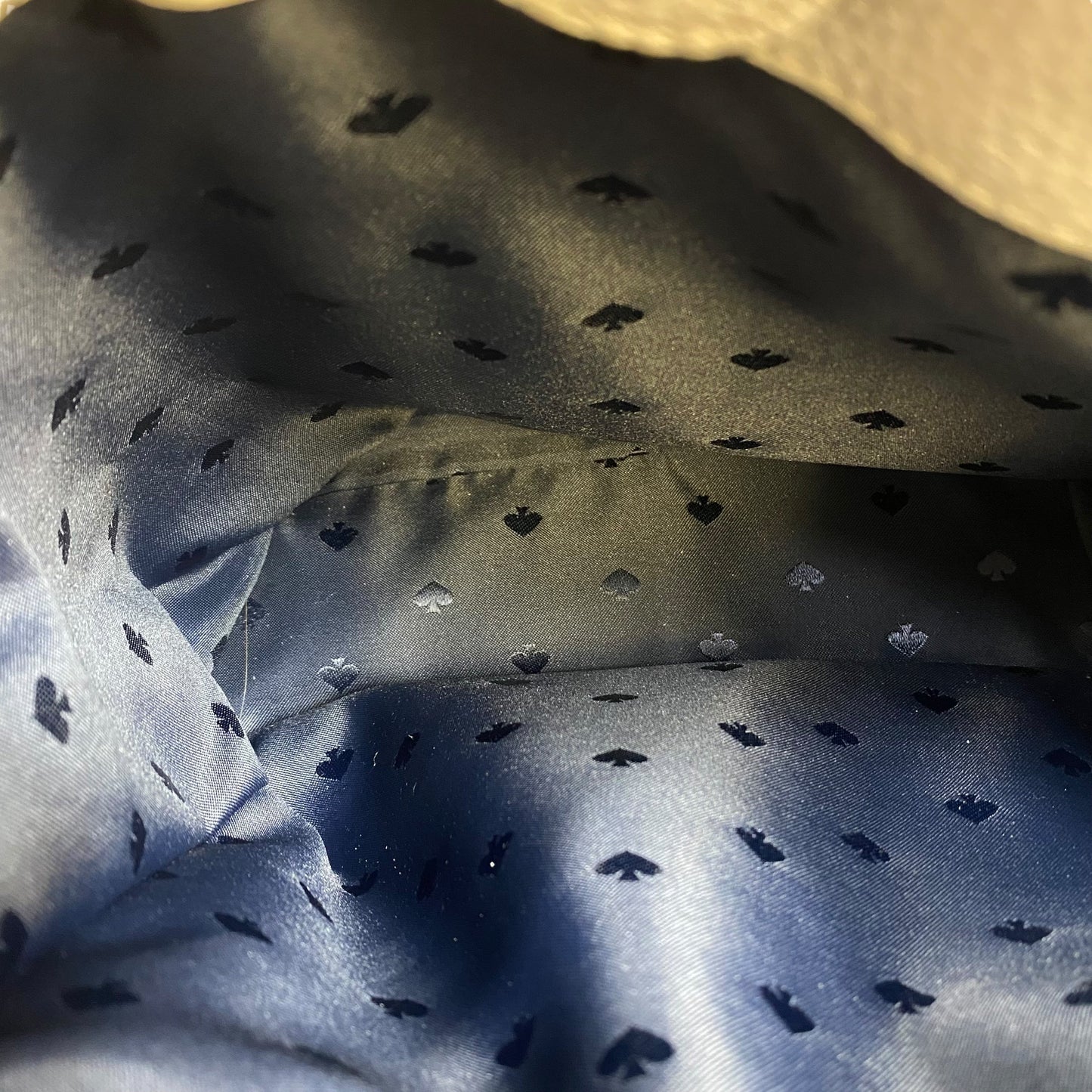 Crossbody Designer By Kate Spade In Blue & White, Size:Medium