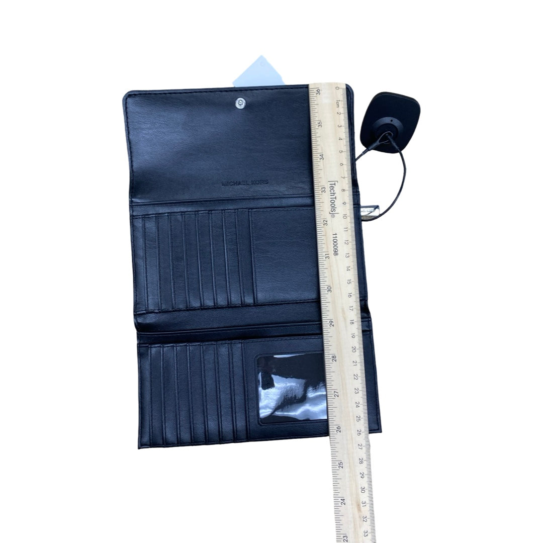 Wallet Designer By Michael Kors In Black, Size:Medium