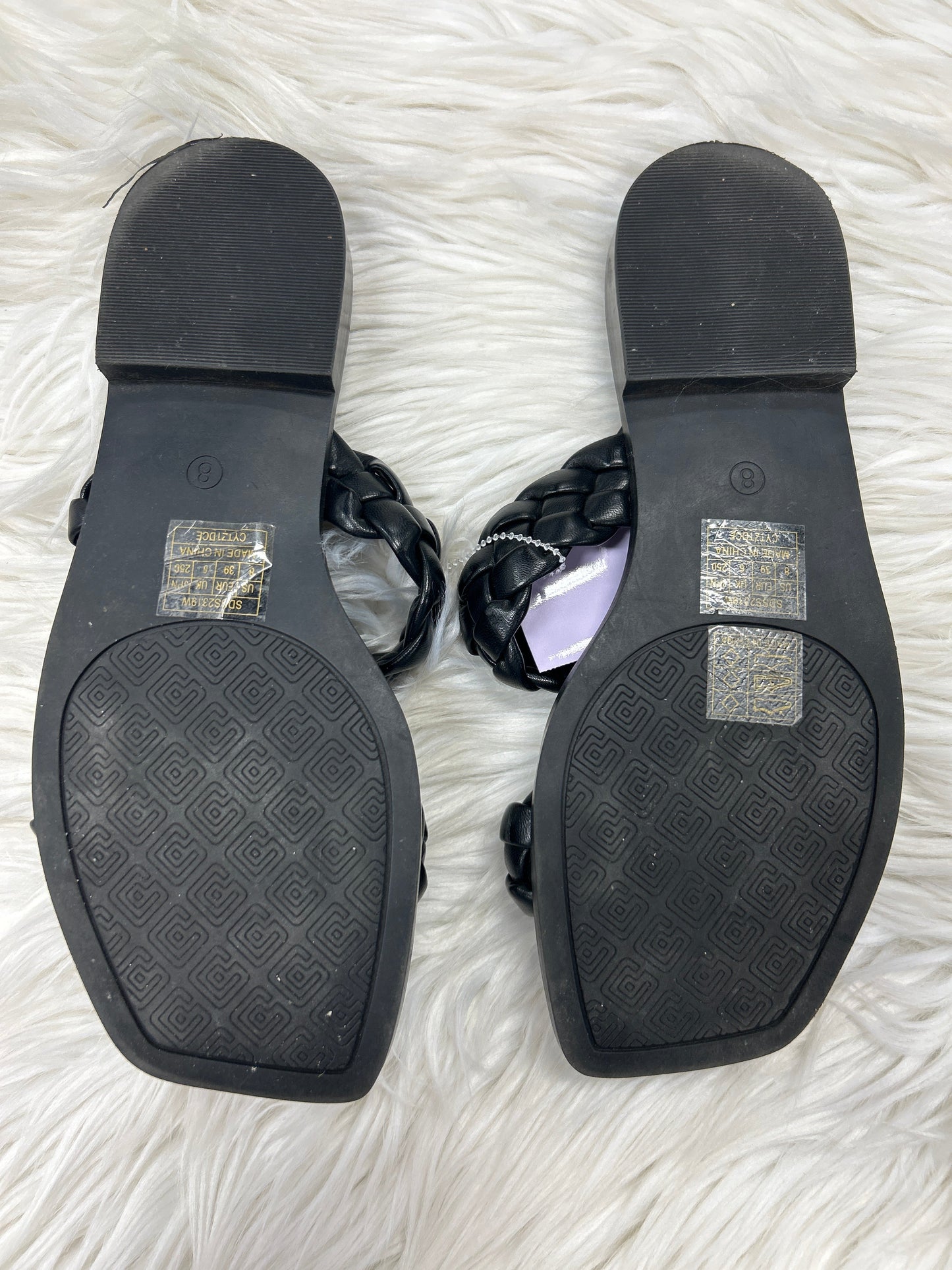 Sandals Flats By Dream Pairs In Black, Size:8