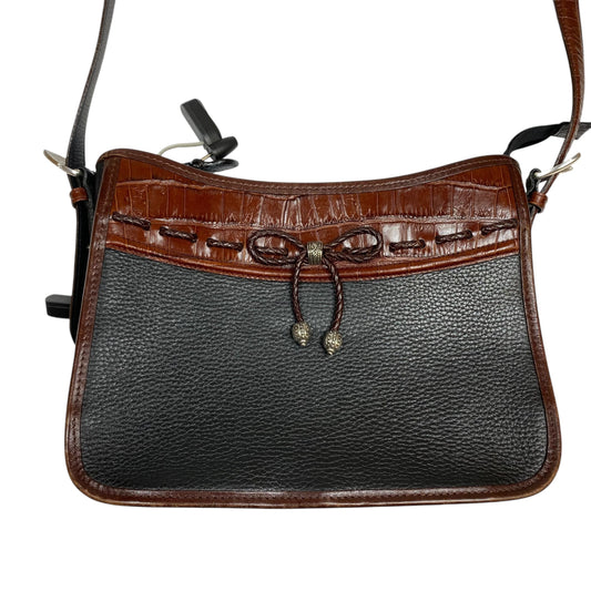 Handbag Designer By Brighton In Black & Brown, Size:Medium