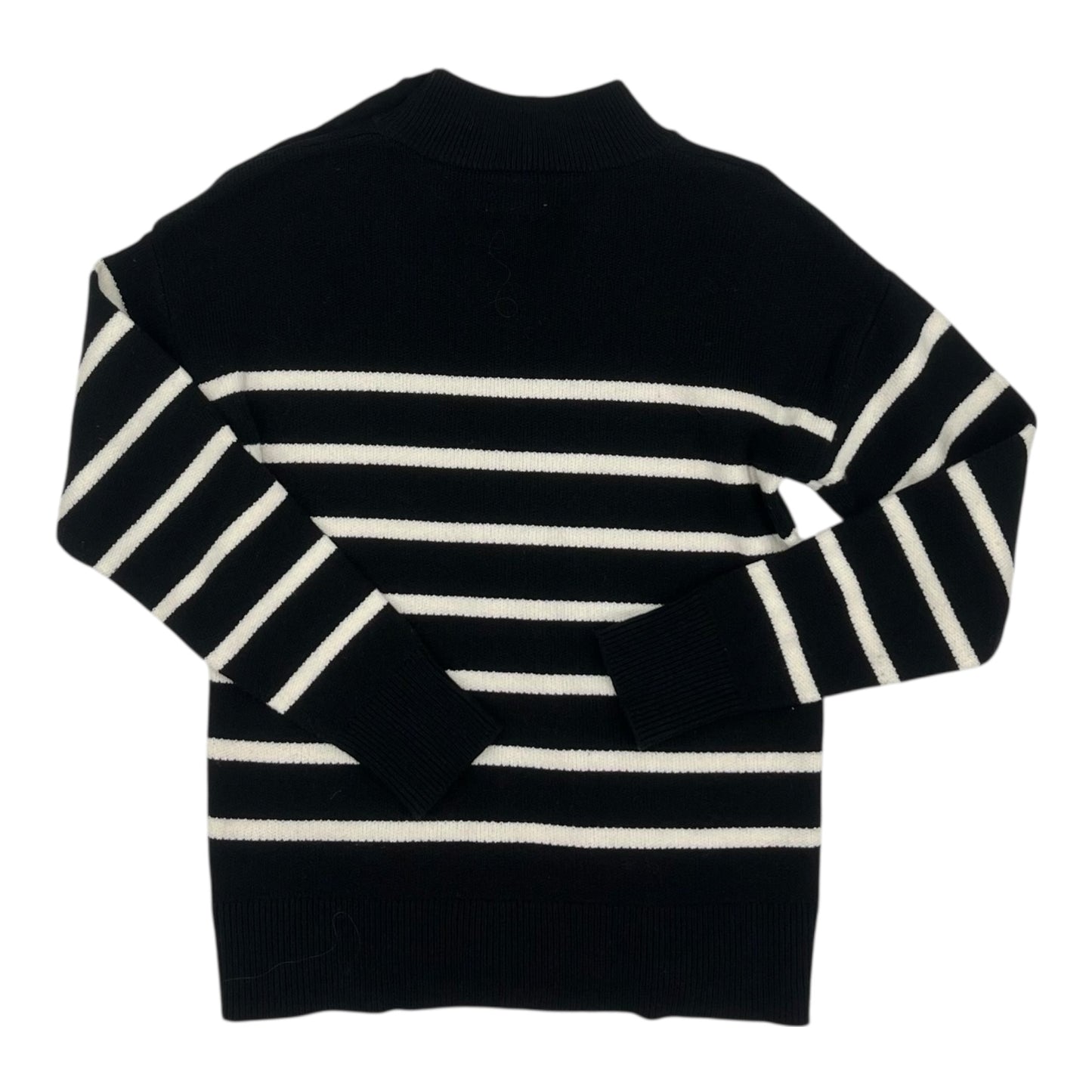 Sweater By Nicole Miller In Black & White, Size:Xs