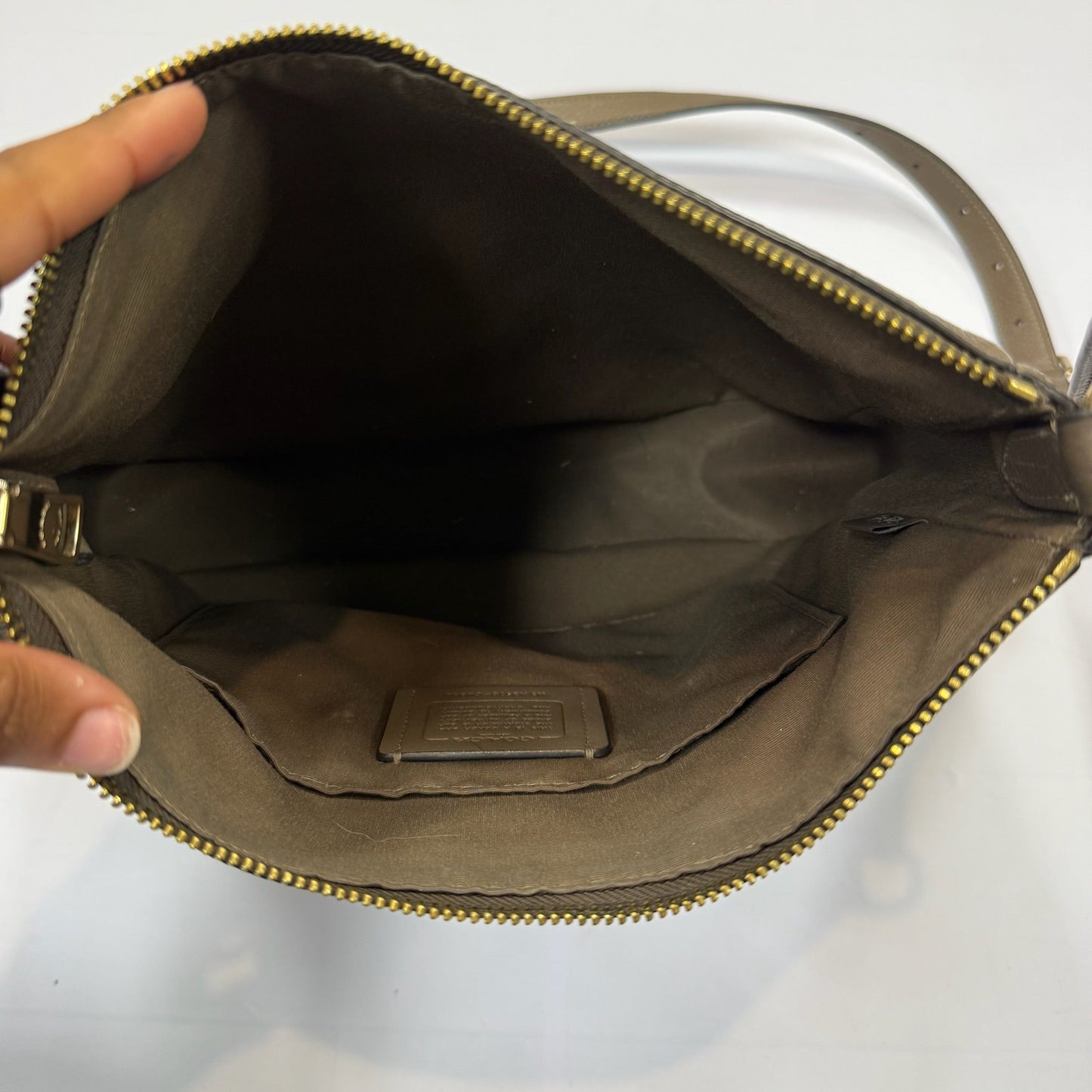 Crossbody Designer By Coach, Size: Medium