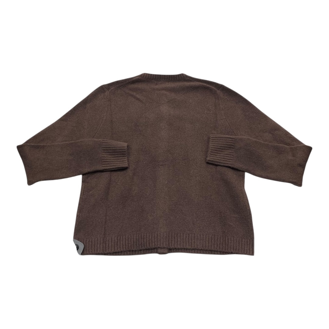 Sweater Cardigan By J. Crew In Brown, Size:S